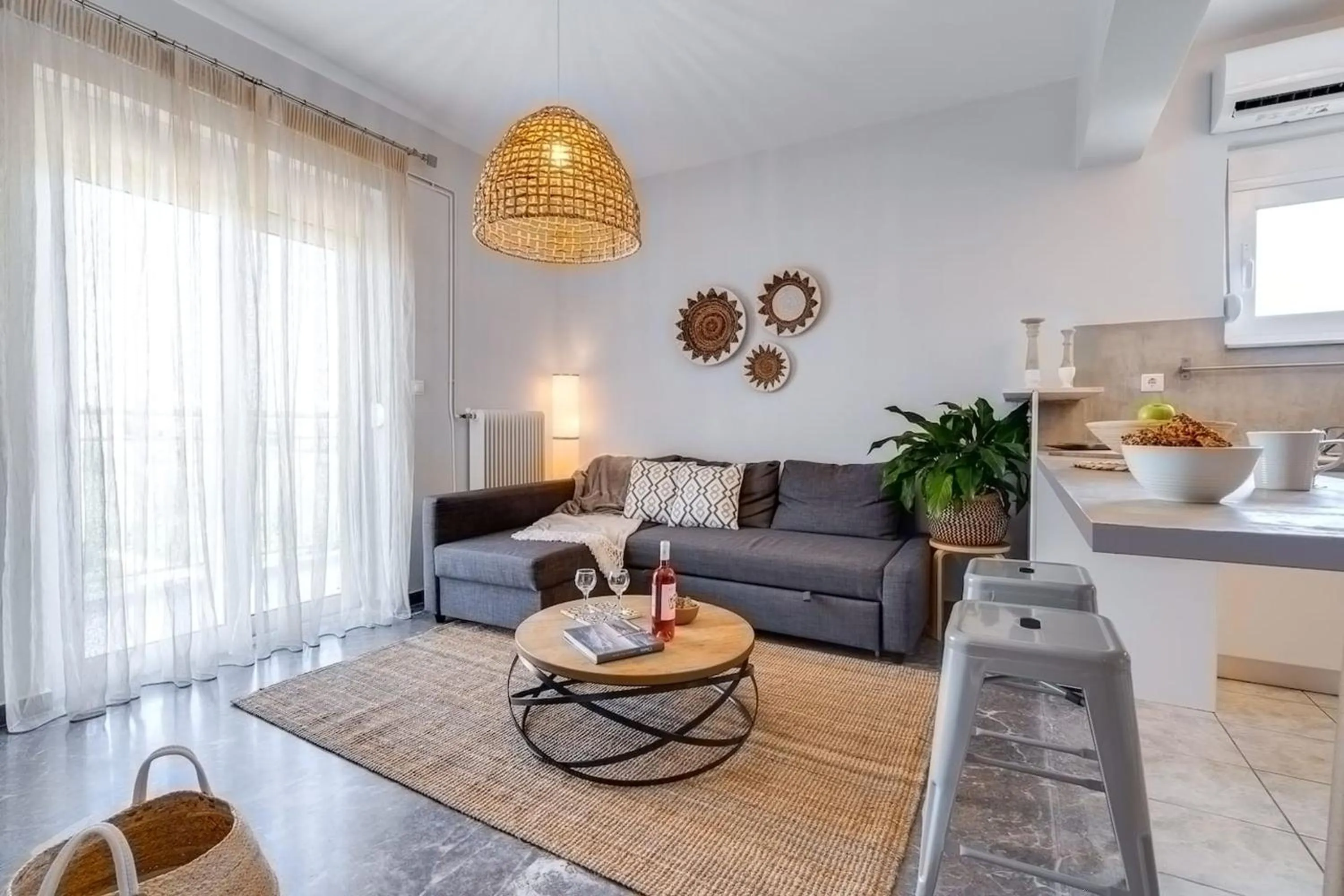 Living room in Chania Urban Living - Live like a local