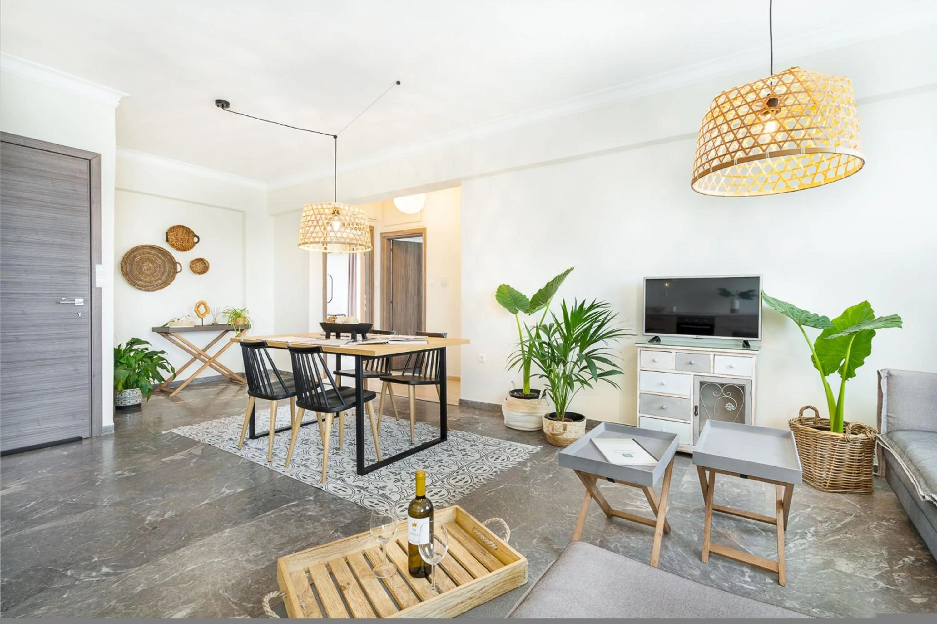 Living room in Chania Urban Living - Live like a local