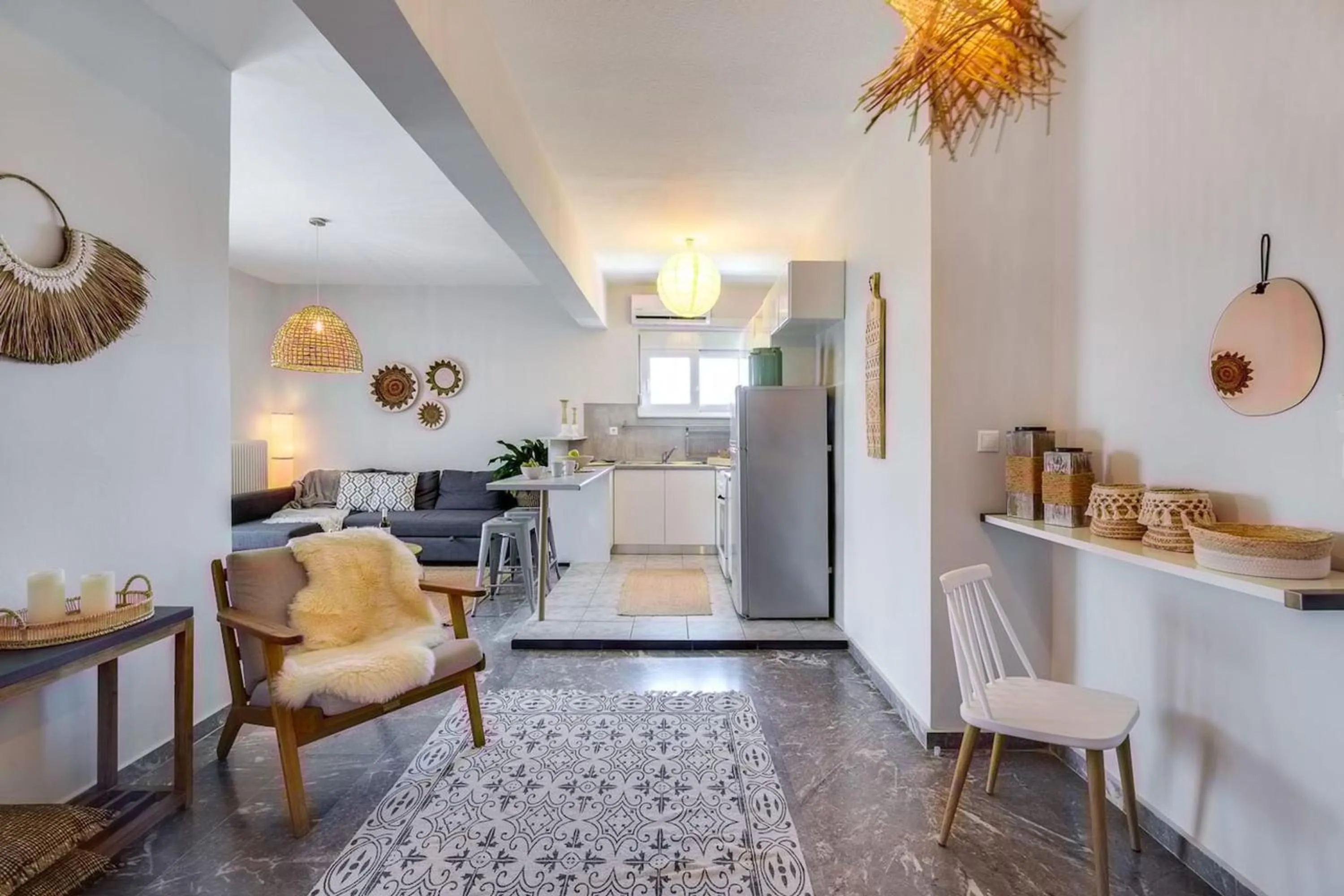 Living room in Chania Urban Living - Live like a local