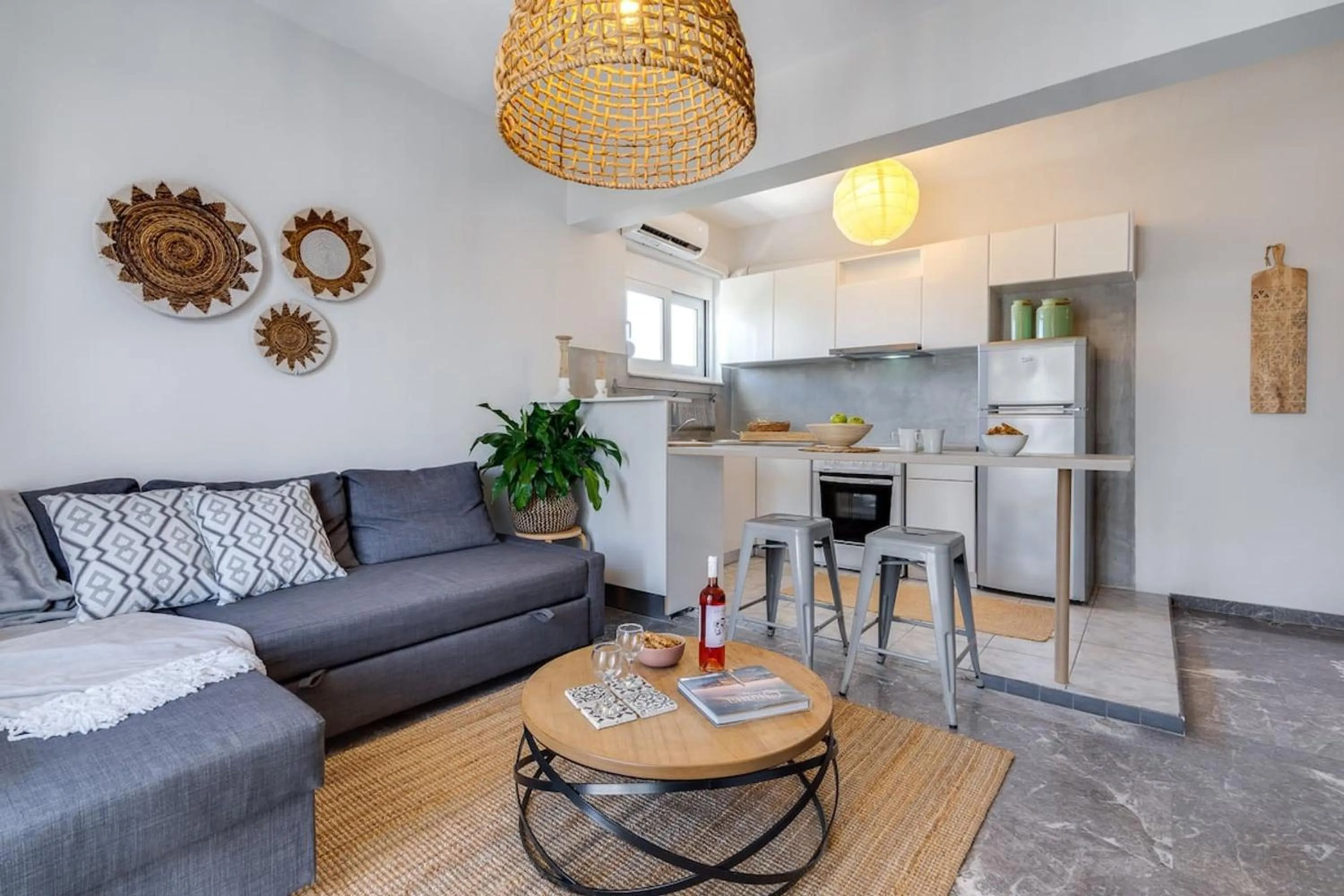 Living room in Chania Urban Living - Live like a local