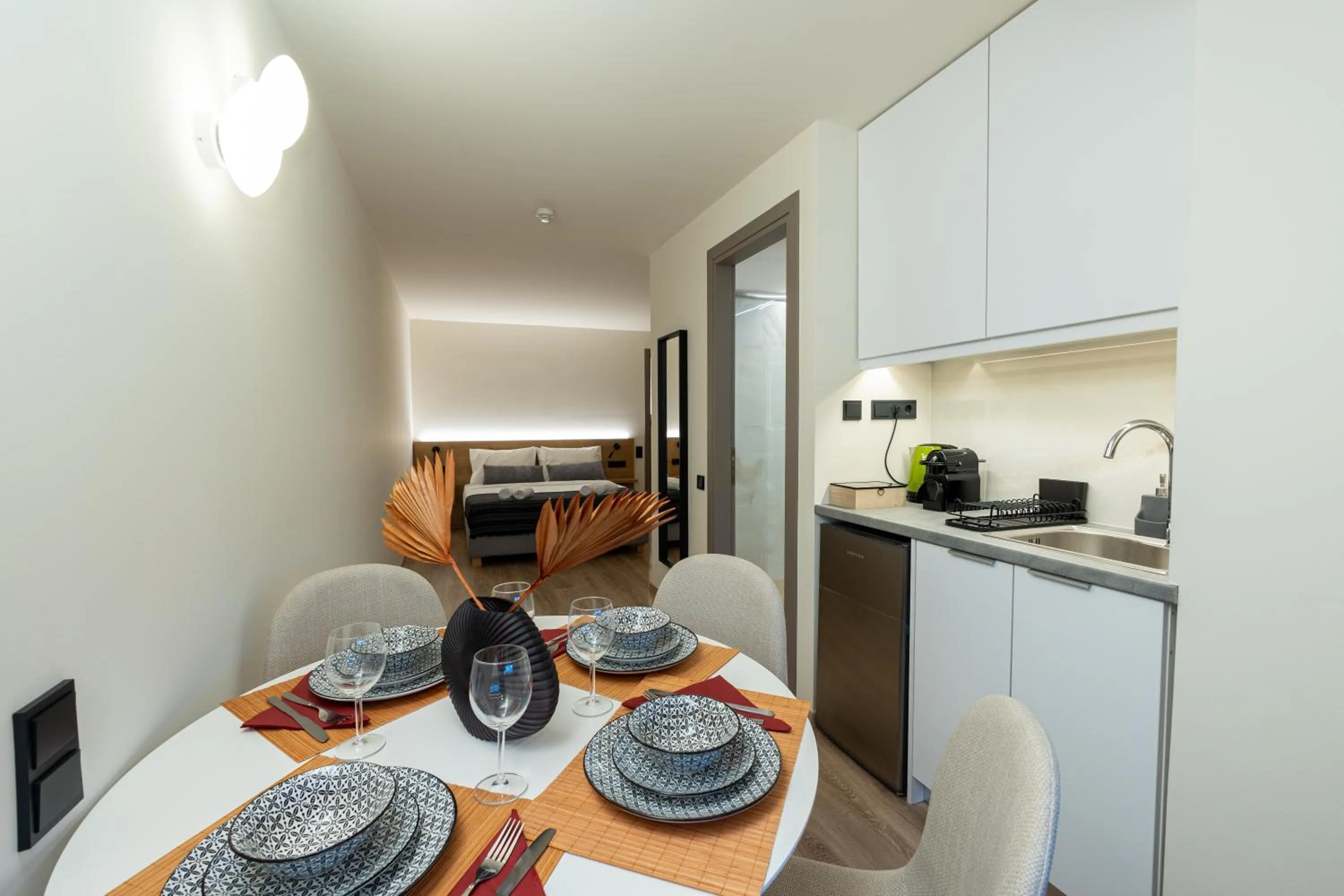 Kitchen or kitchenette in Athens Airport Living spaces