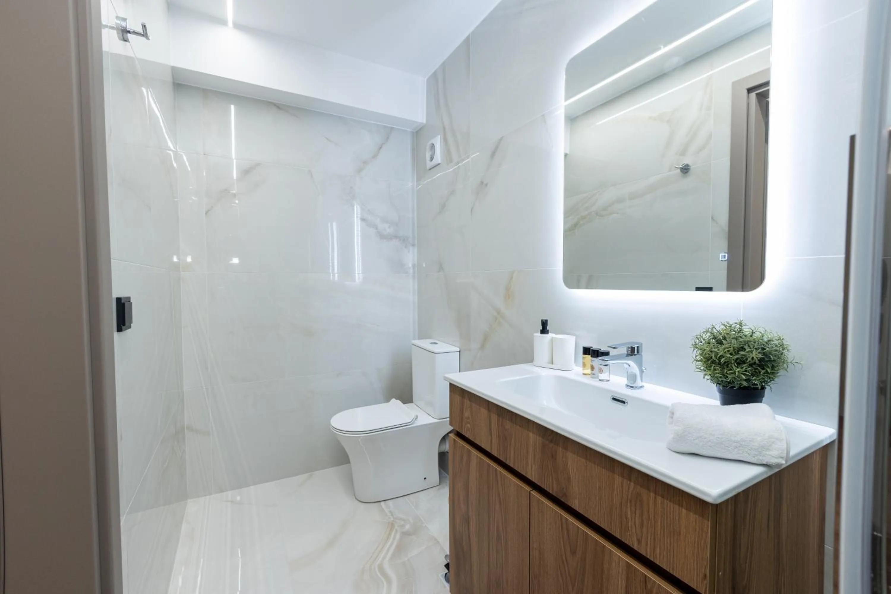 Bathroom in Athens Airport Living spaces