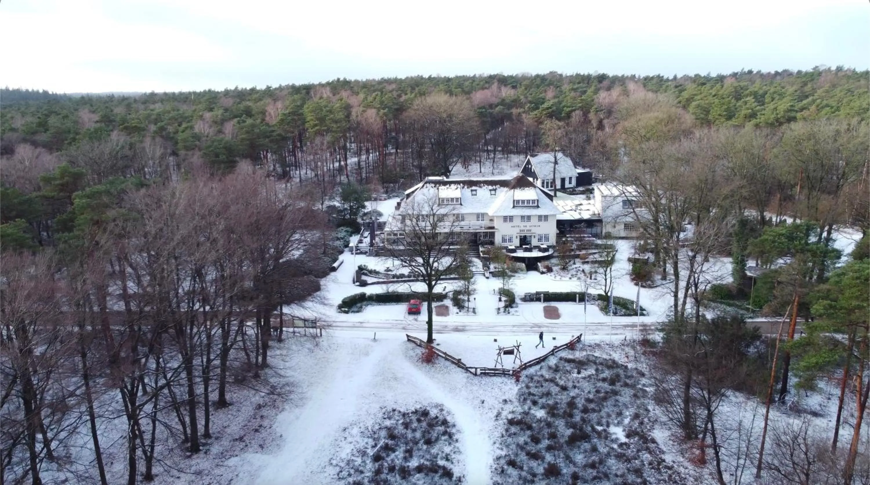 Natural landscape in Landgoed De Uitkijk Hellendoorn