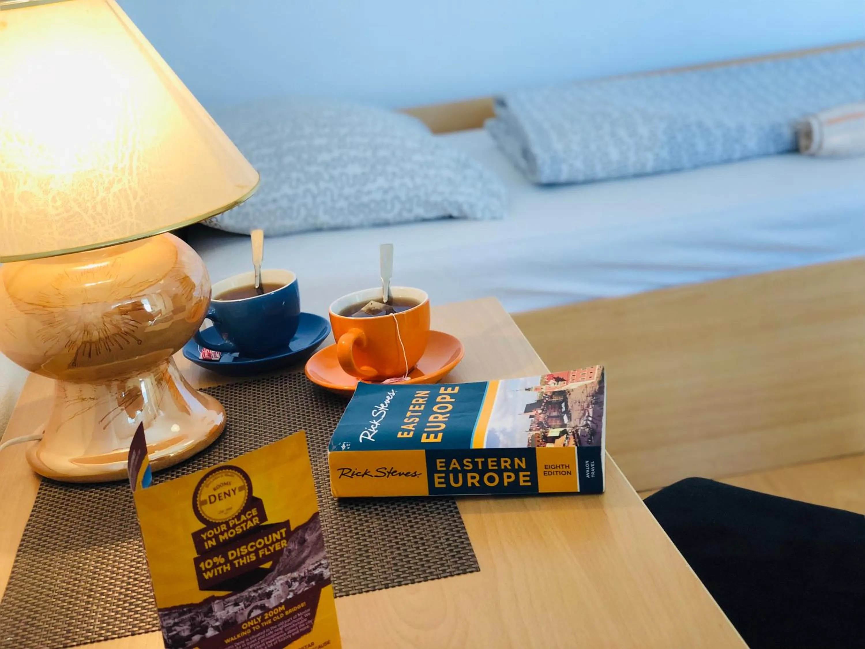 Twin Room with Balcony and Shared Bathroom - single occupancy in Rooms Deny