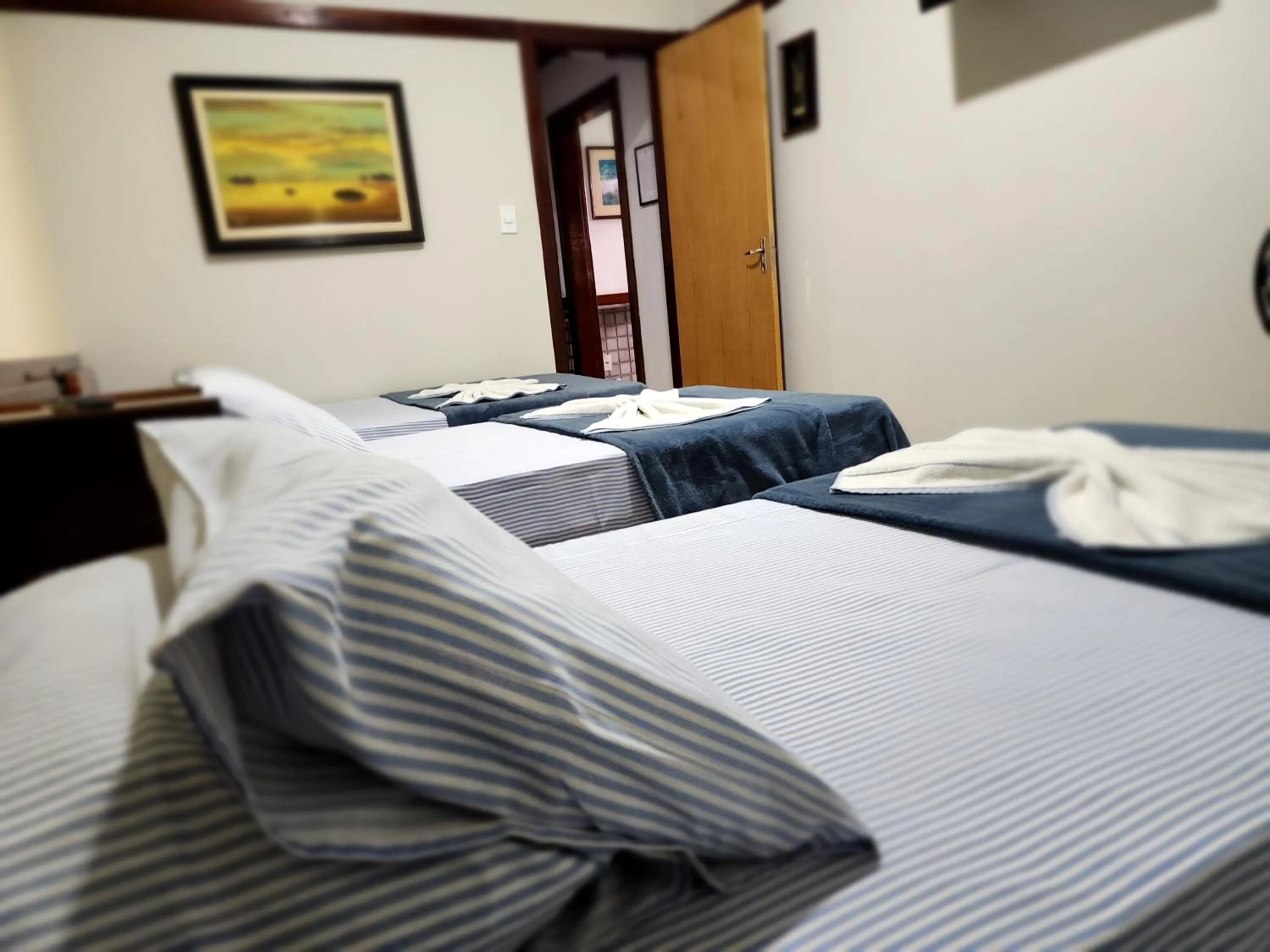 Bed in Hotel São Charbel