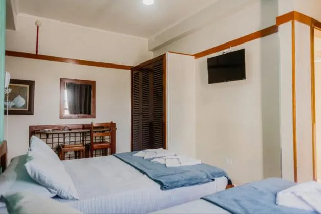 Bed in Hotel São Charbel