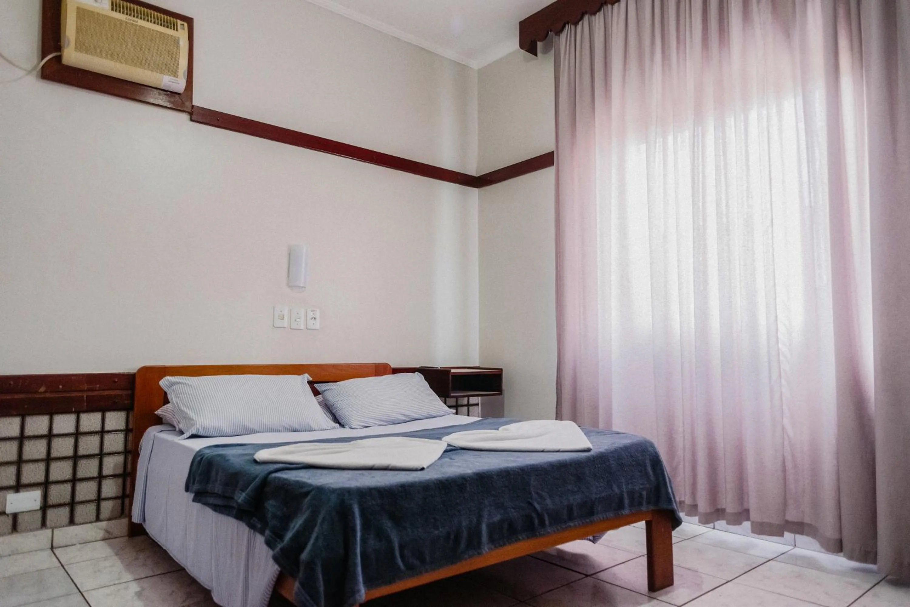 Bed in Hotel São Charbel