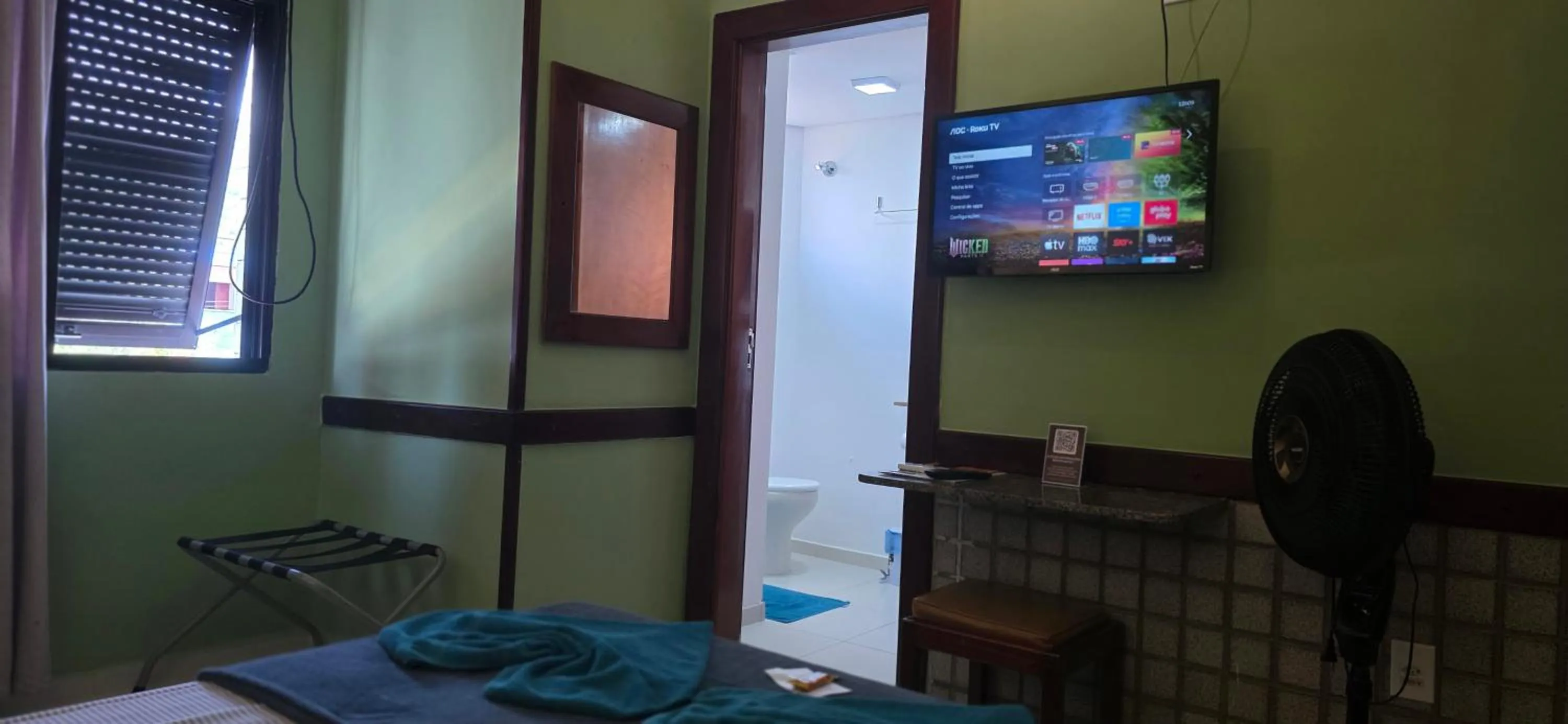 Bird's eye view, Bed in Hotel São Charbel