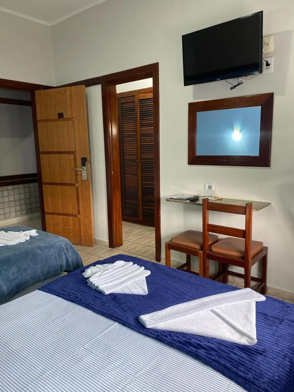 Bed in Hotel São Charbel