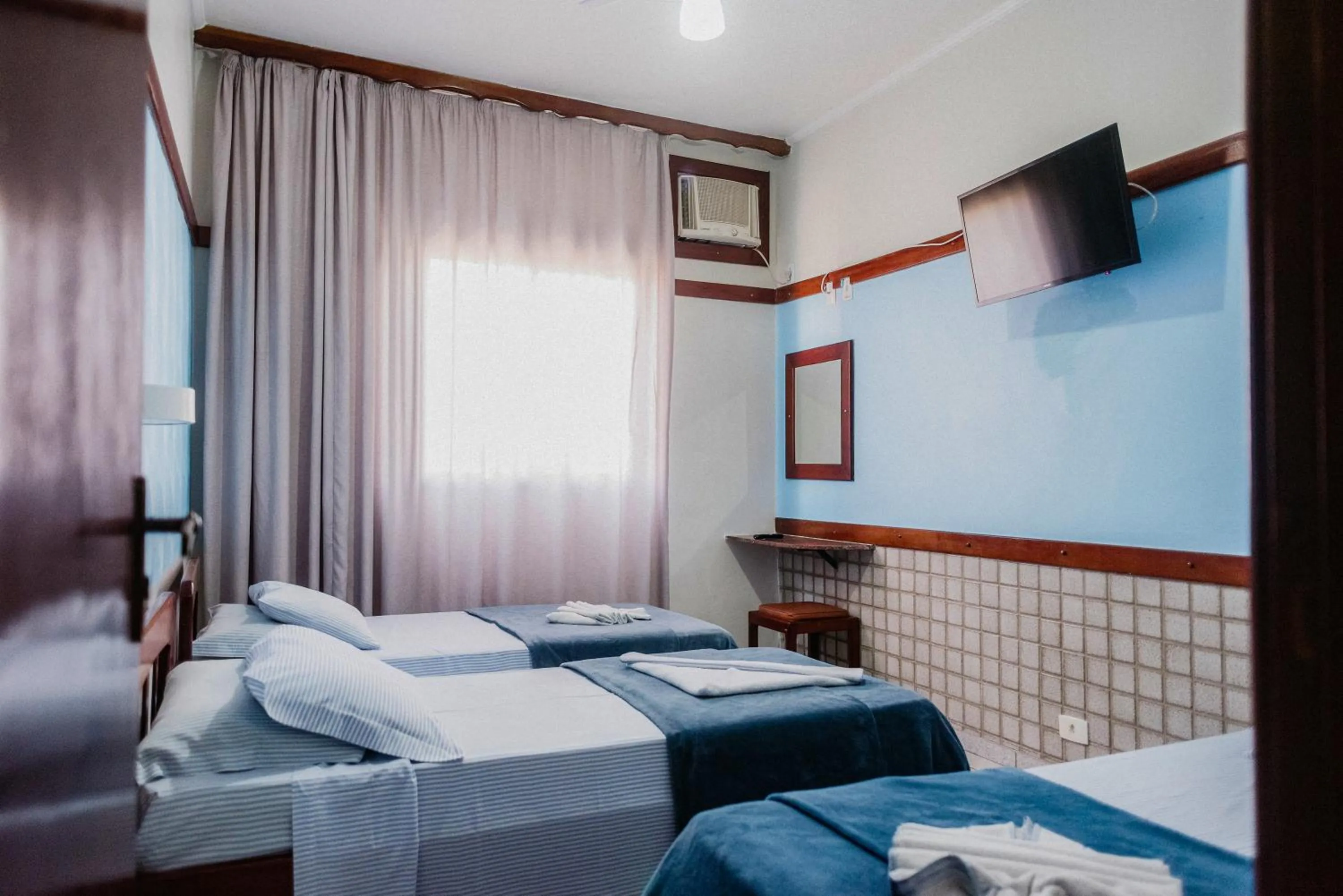 Bed in Hotel São Charbel