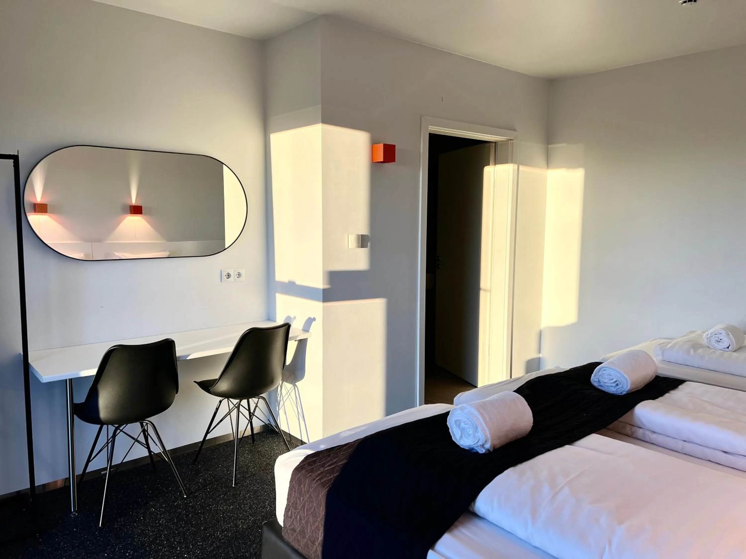 Bed in Seljavellir Guesthouse