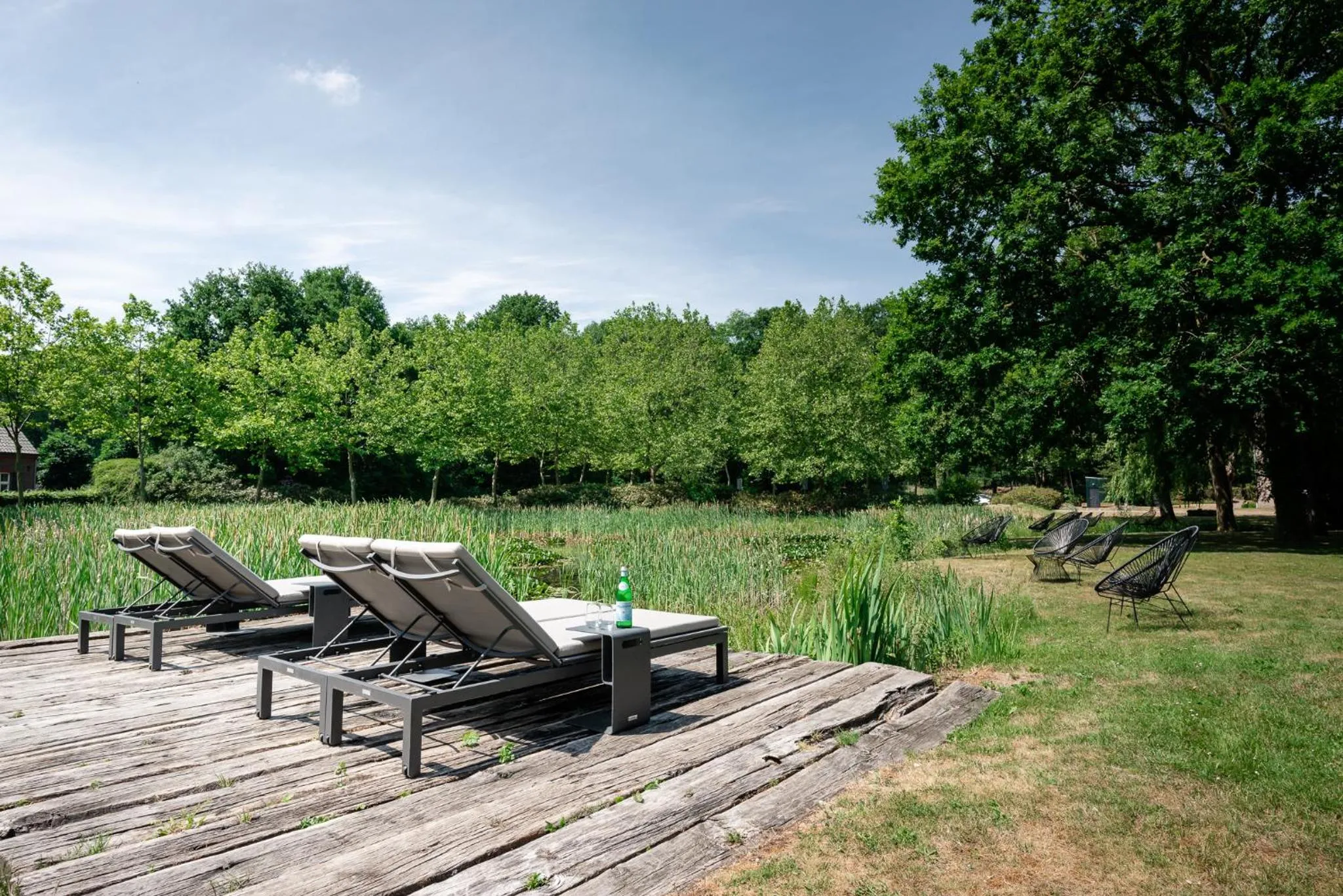 Garden in Fletcher Hotel Château De Raay