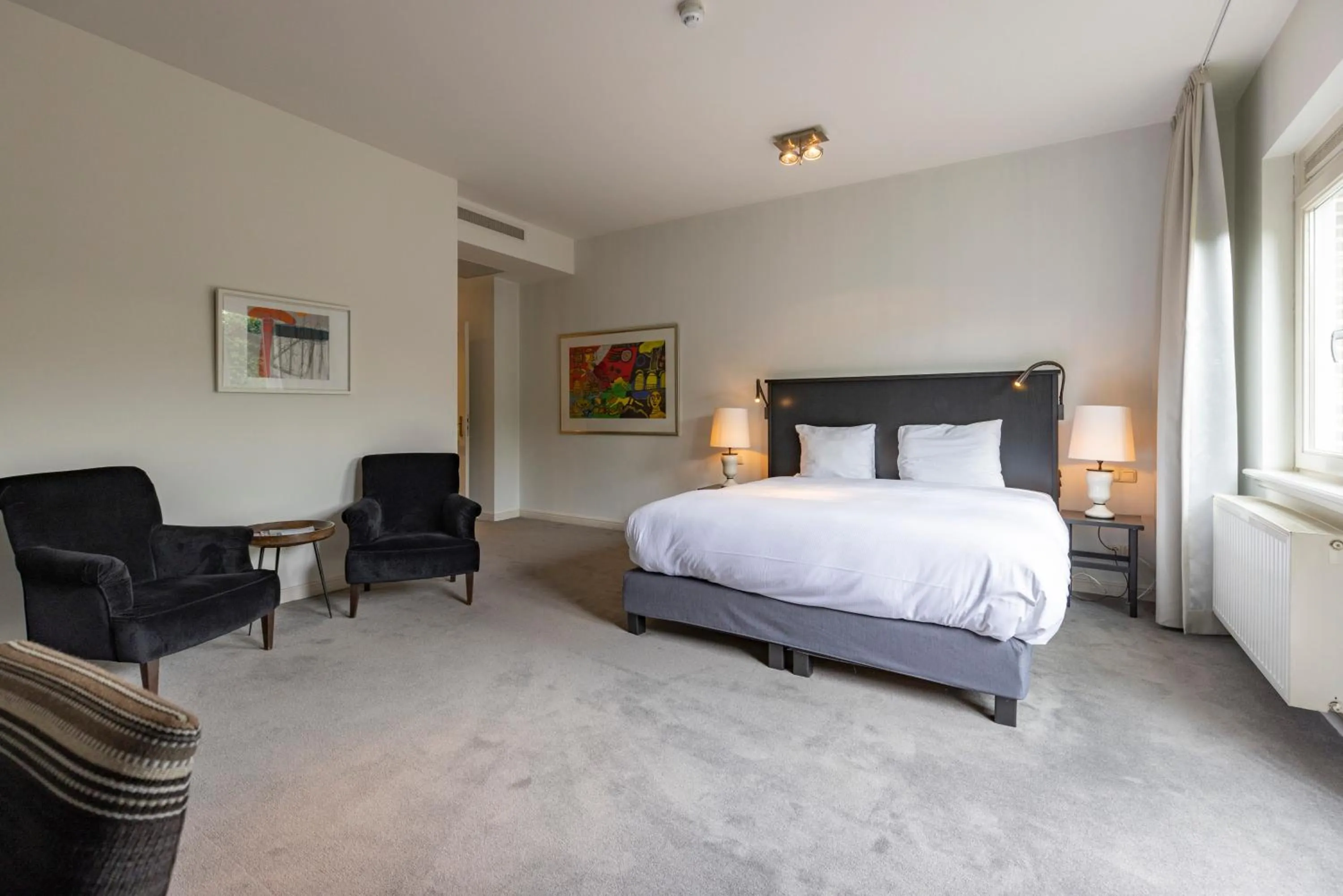 Bedroom, Bed in Fletcher Hotel Château De Raay