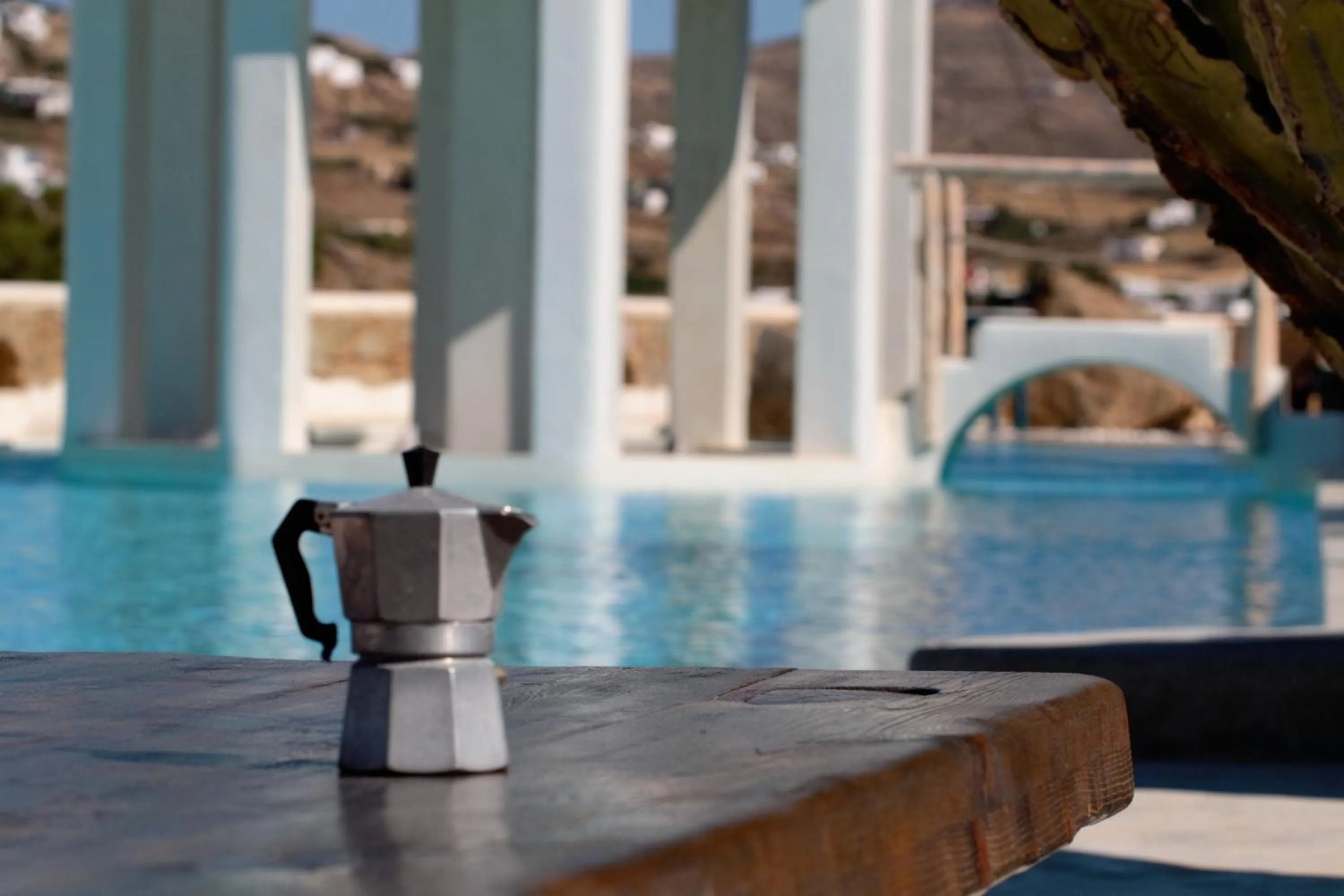 Swimming pool in Peristeronas Village