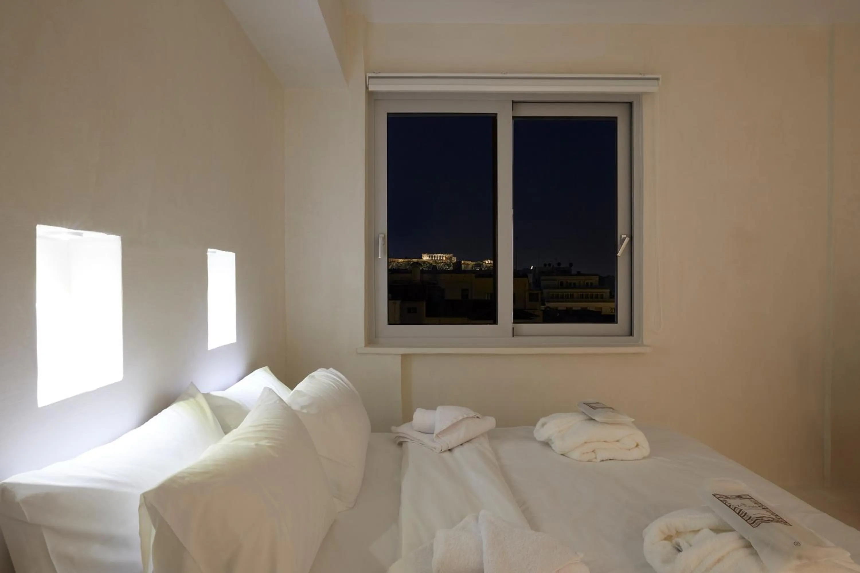 Bed in Athens Penthouse