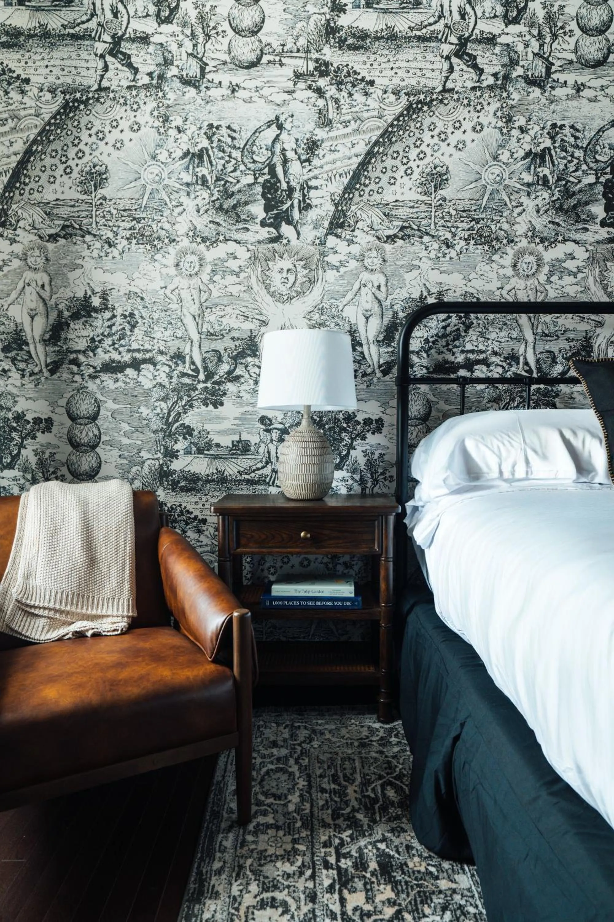 Bed in The Painted Lady