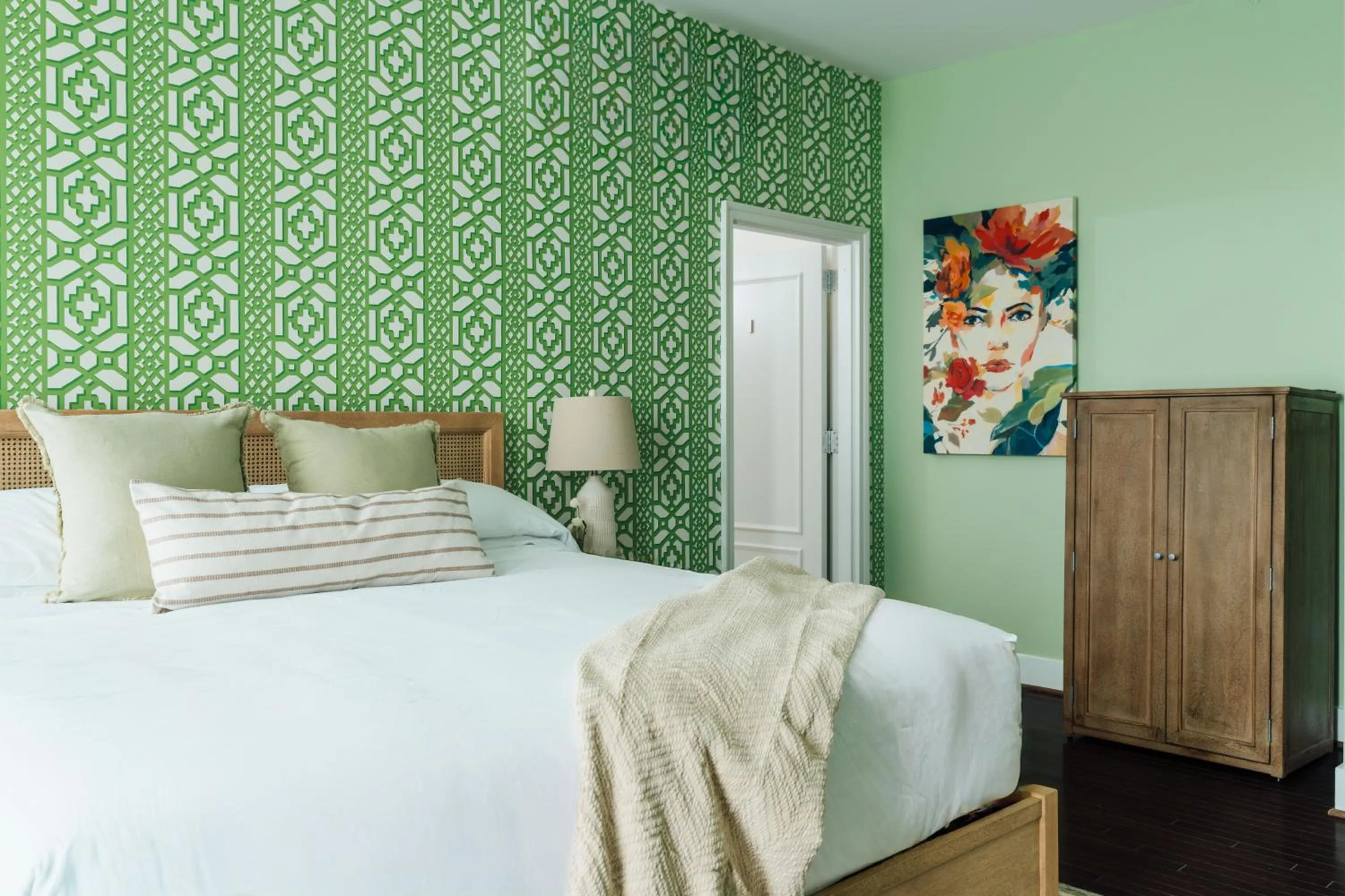 Bed in The Painted Lady