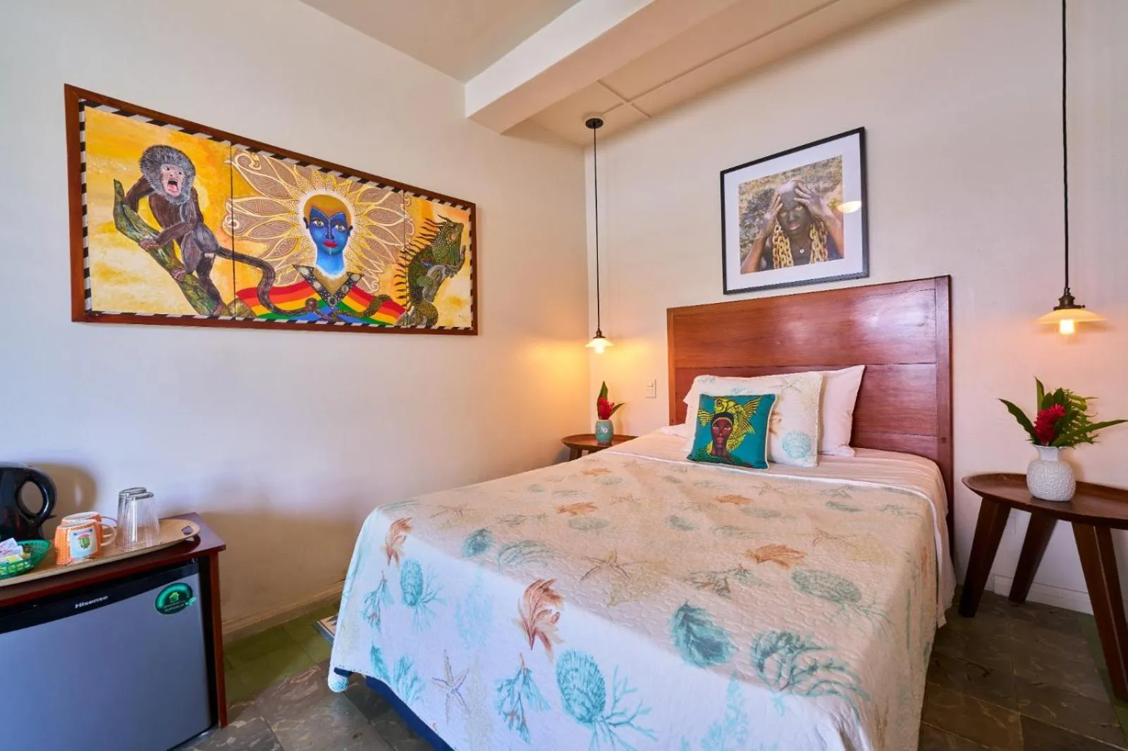 Bed in Casa Congo & Casa Rayo Verde - Restaurante - Galeria de arte