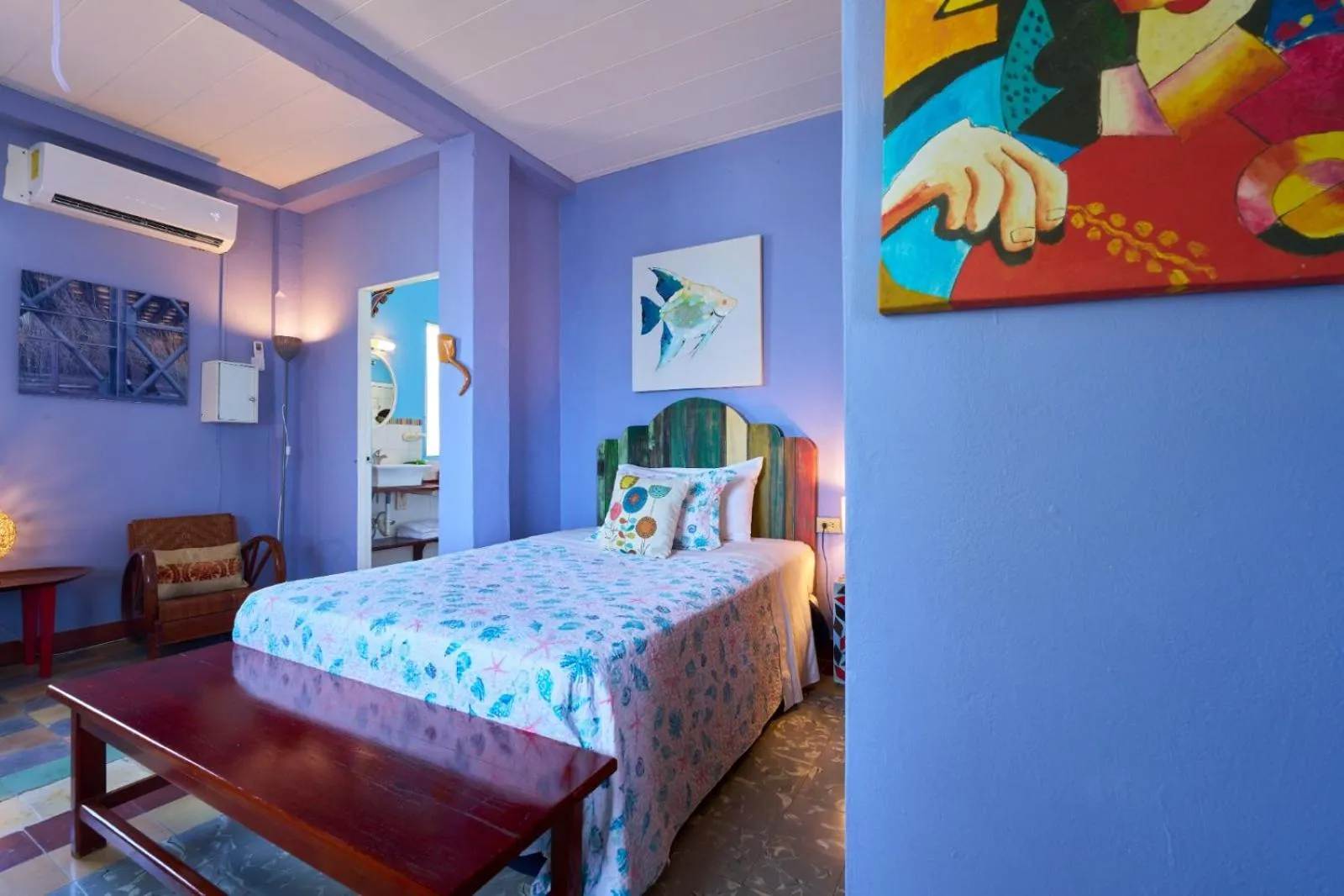 Bed in Casa Congo & Casa Rayo Verde - Restaurante - Galeria de arte