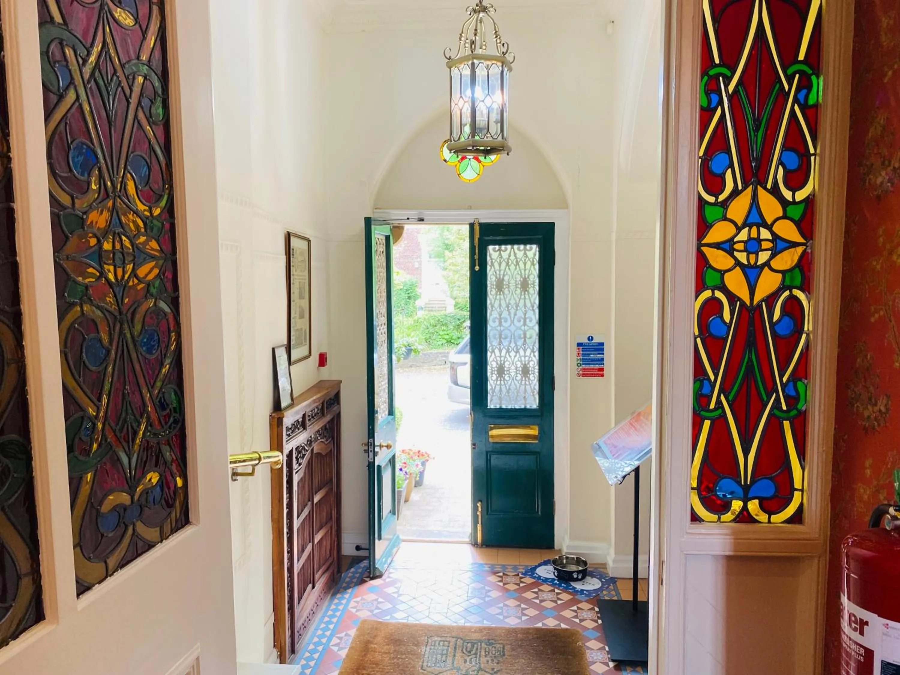 Facade/entrance in Farnley Tower Guesthouse