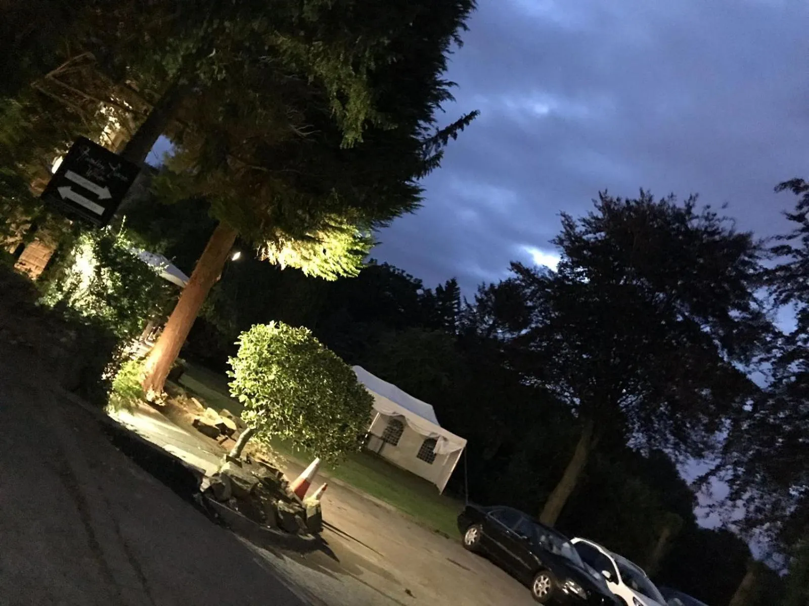 Patio in Farnley Tower Guesthouse