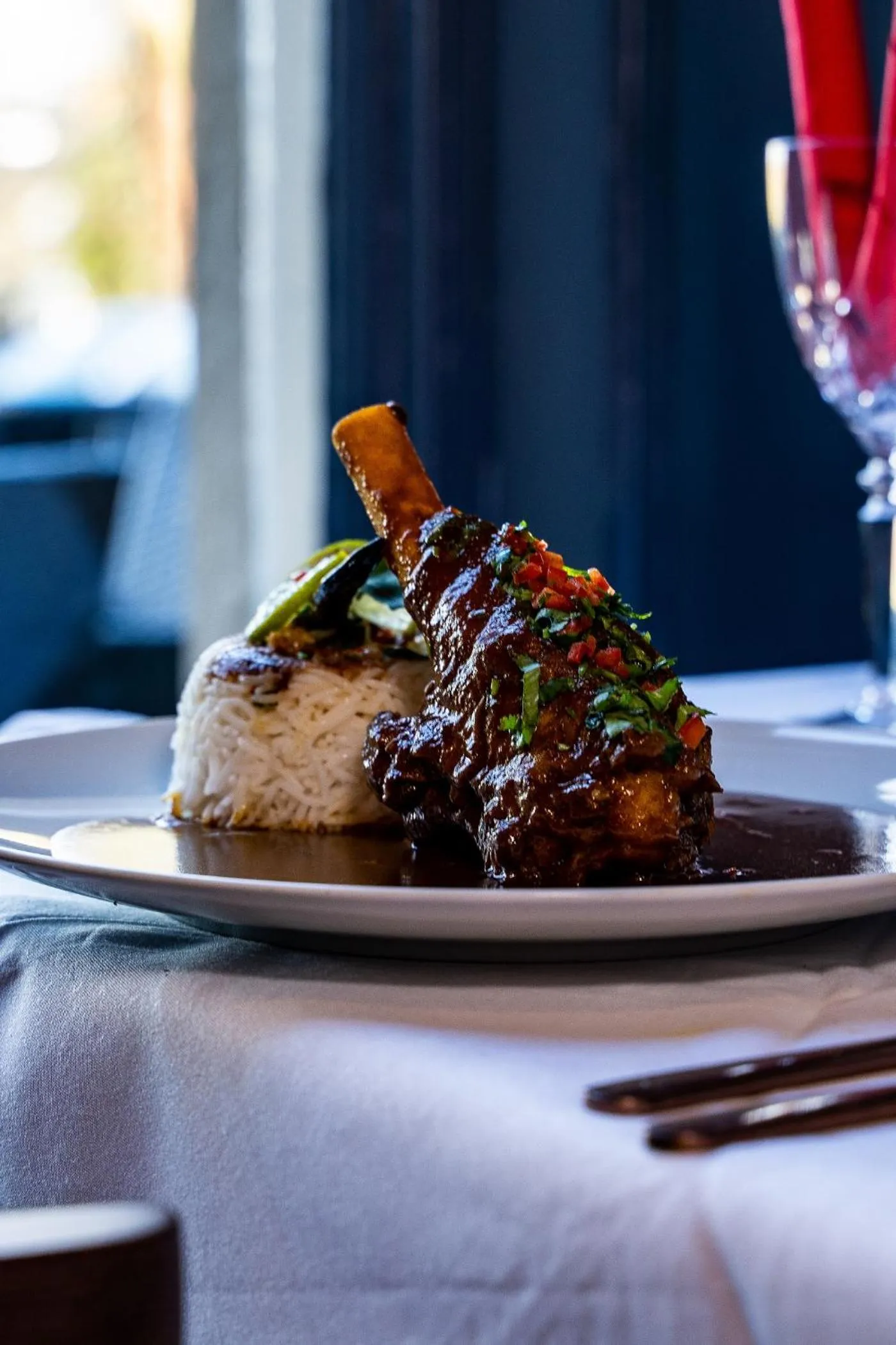 Restaurant/places to eat in Farnley Tower Guesthouse