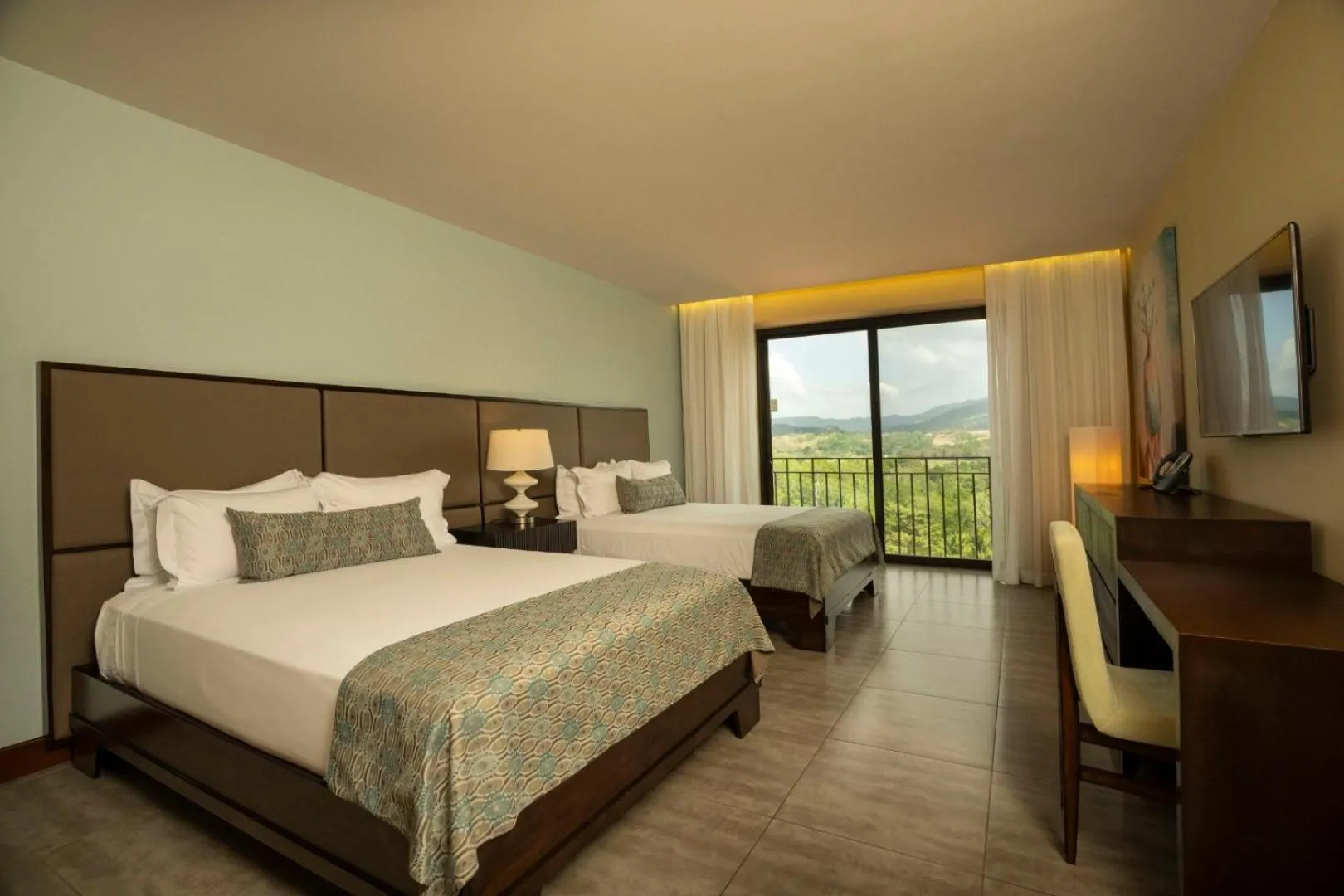 Mountain view, Bed in Crocs Resort & Casino