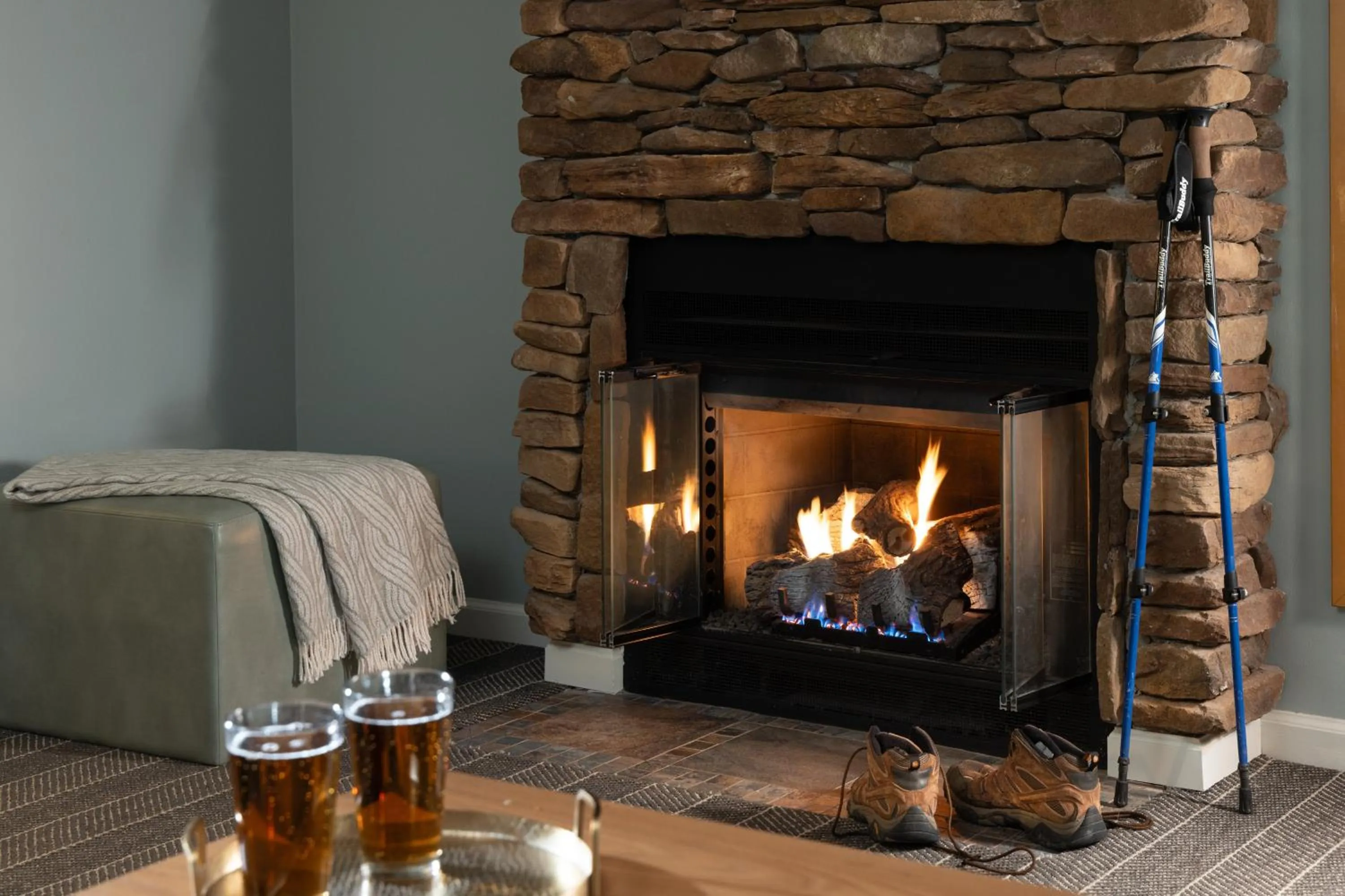 Living room in Meadowbrook Inn