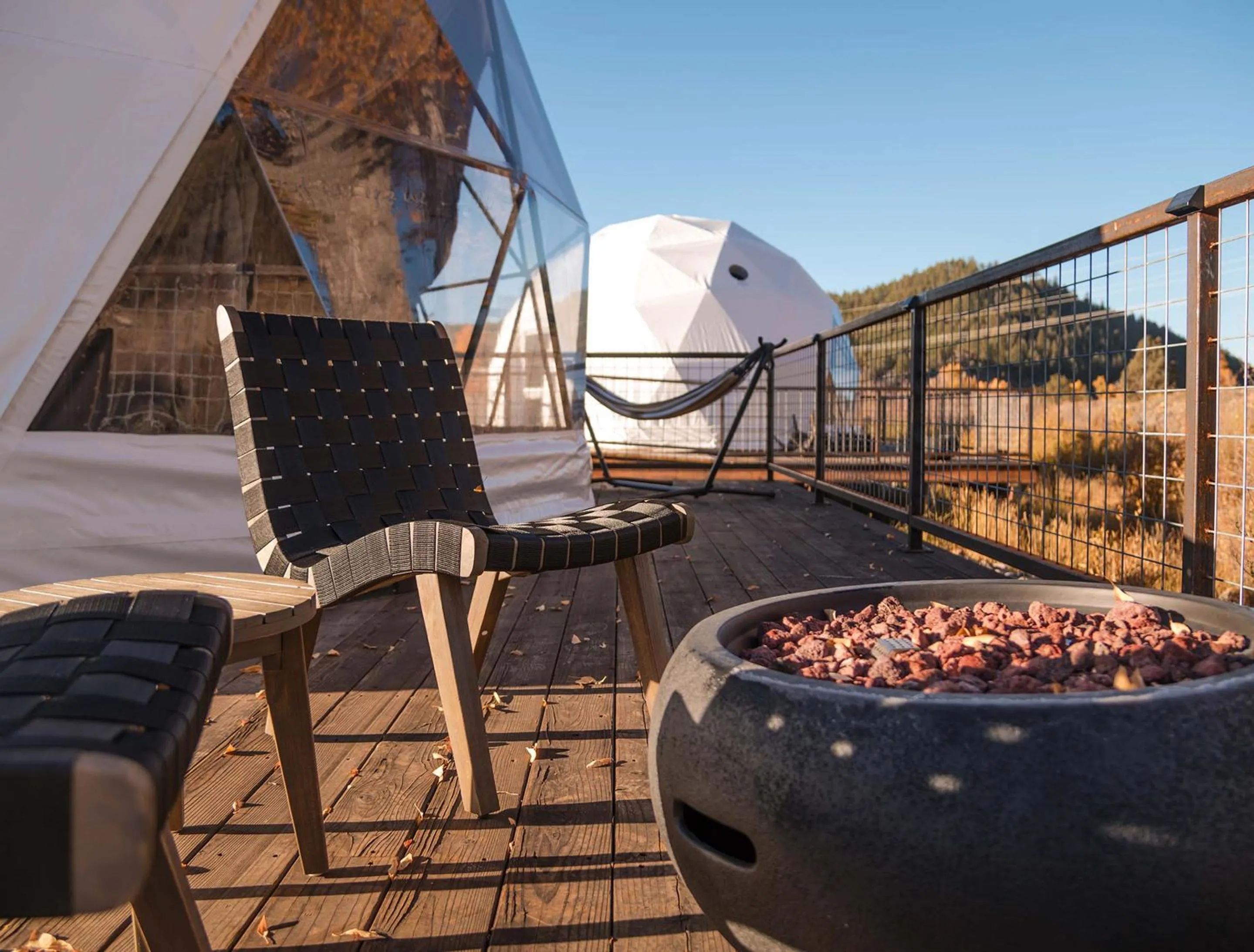 Patio in Pagosa River Domes
