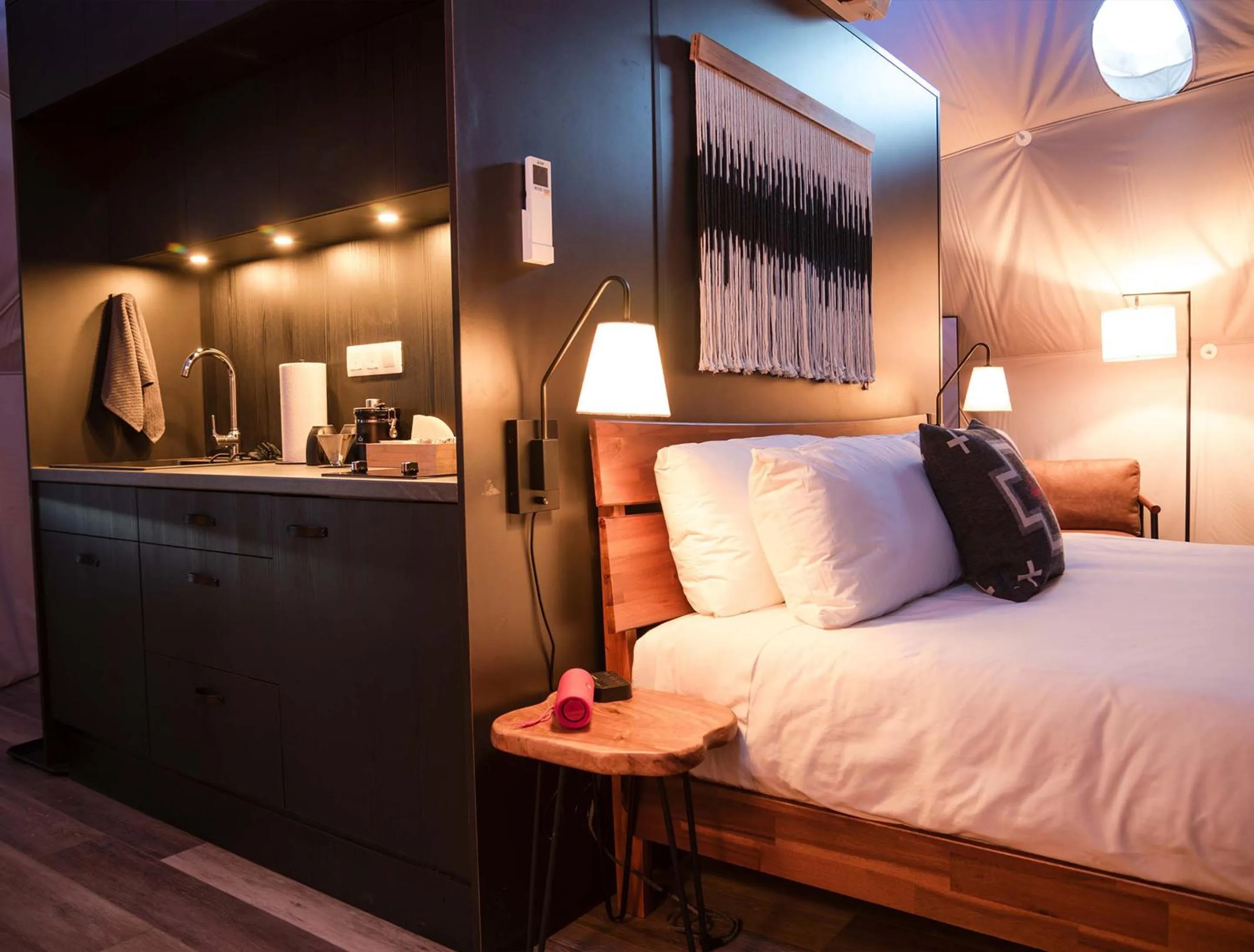 Bed in Pagosa River Domes