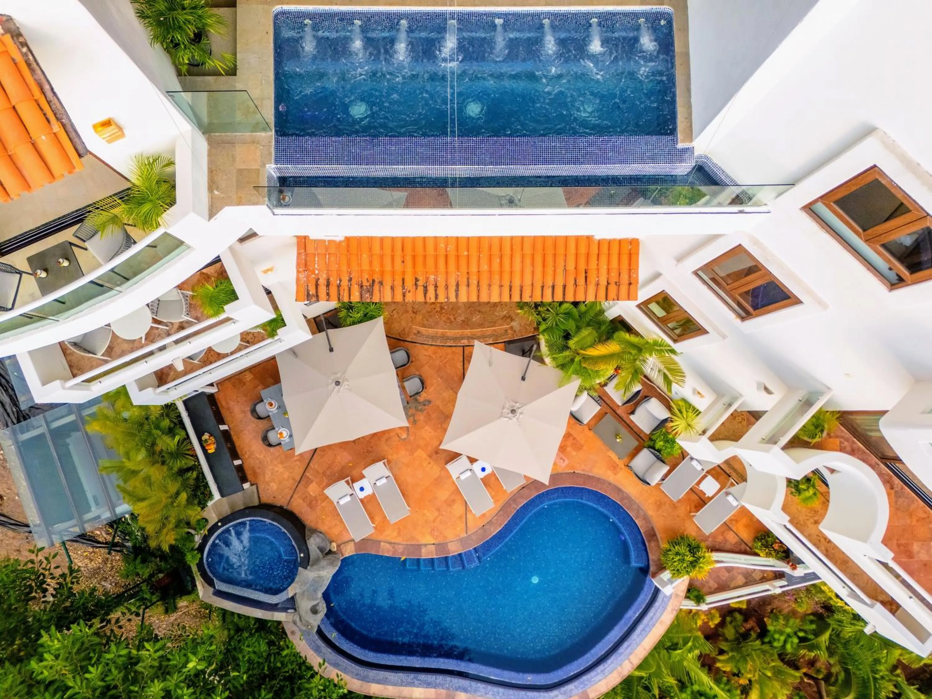 Pool view in Villa Divina Luxury Boutique - Adults Only