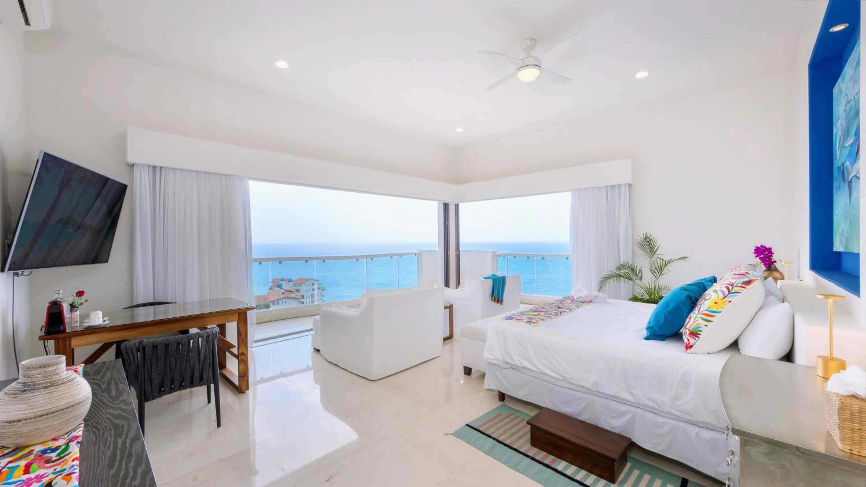 Bed in Villa Divina Luxury Boutique - Adults Only