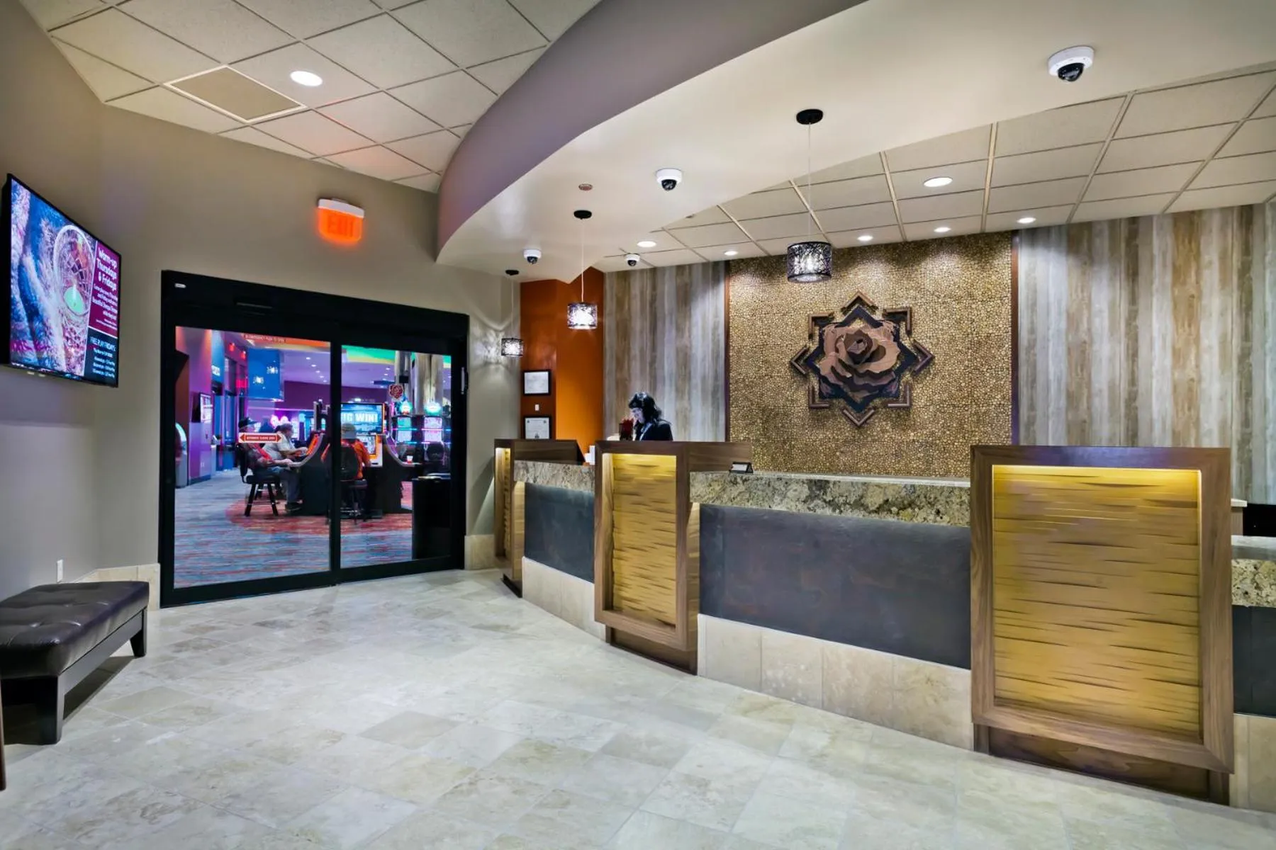 Property building in Shoshone Rose Casino & Hotel