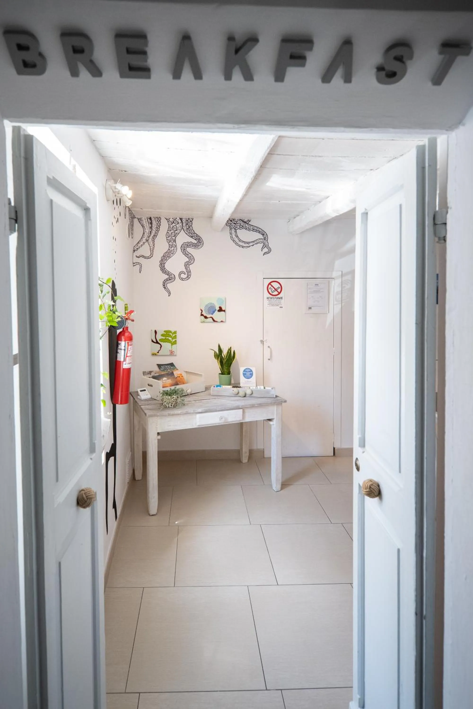 Lobby or reception in B&B A Portata di Mare