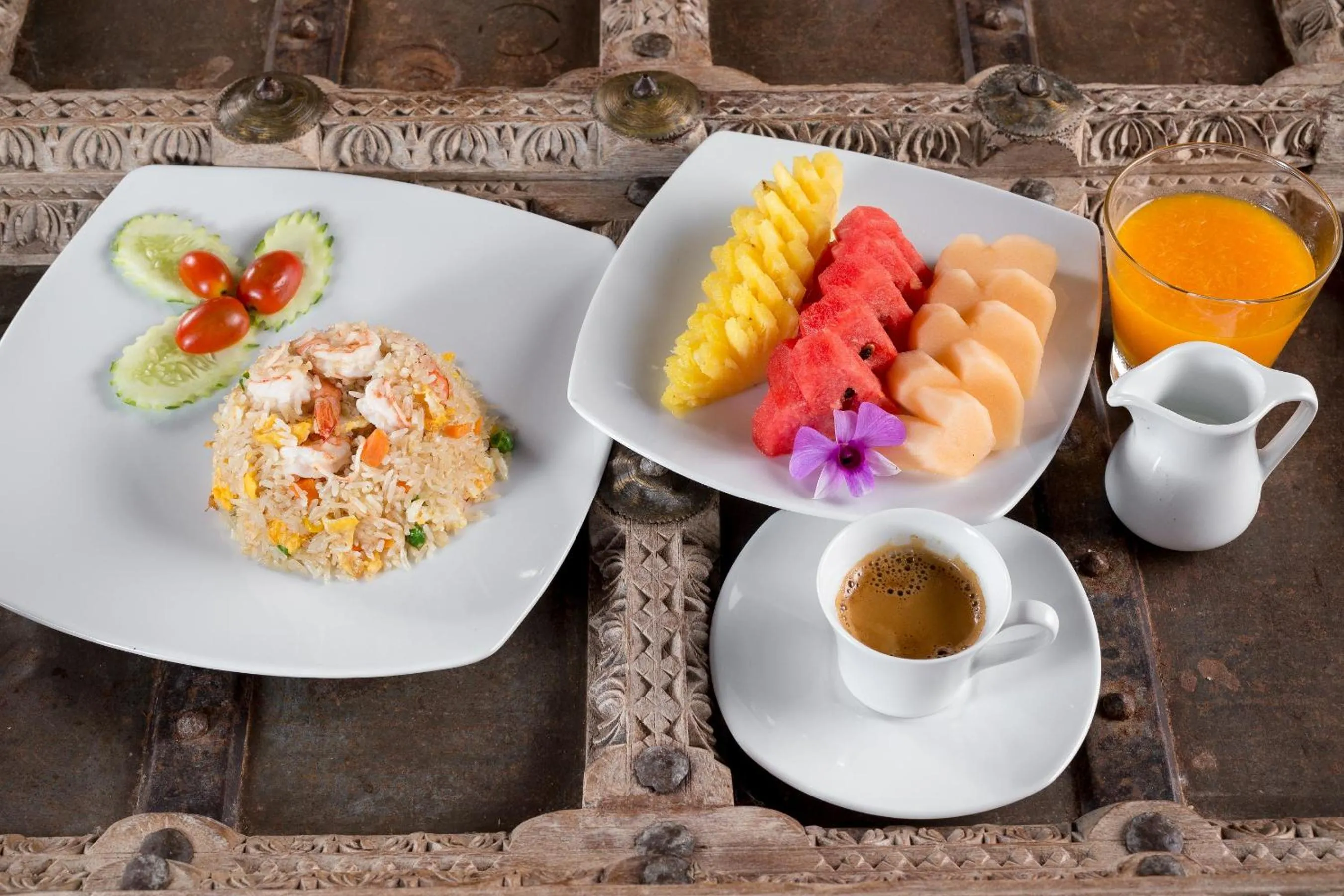 Breakfast in Ananta Thai Pool Villas Resort Phuket