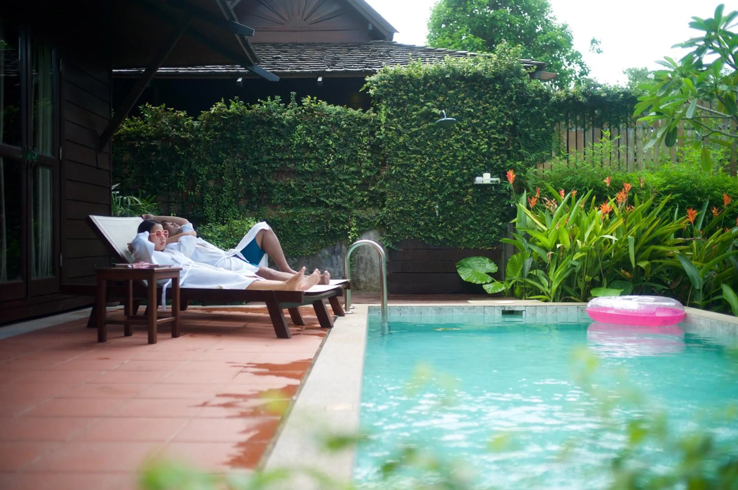 People in Ananta Thai Pool Villas Resort Phuket