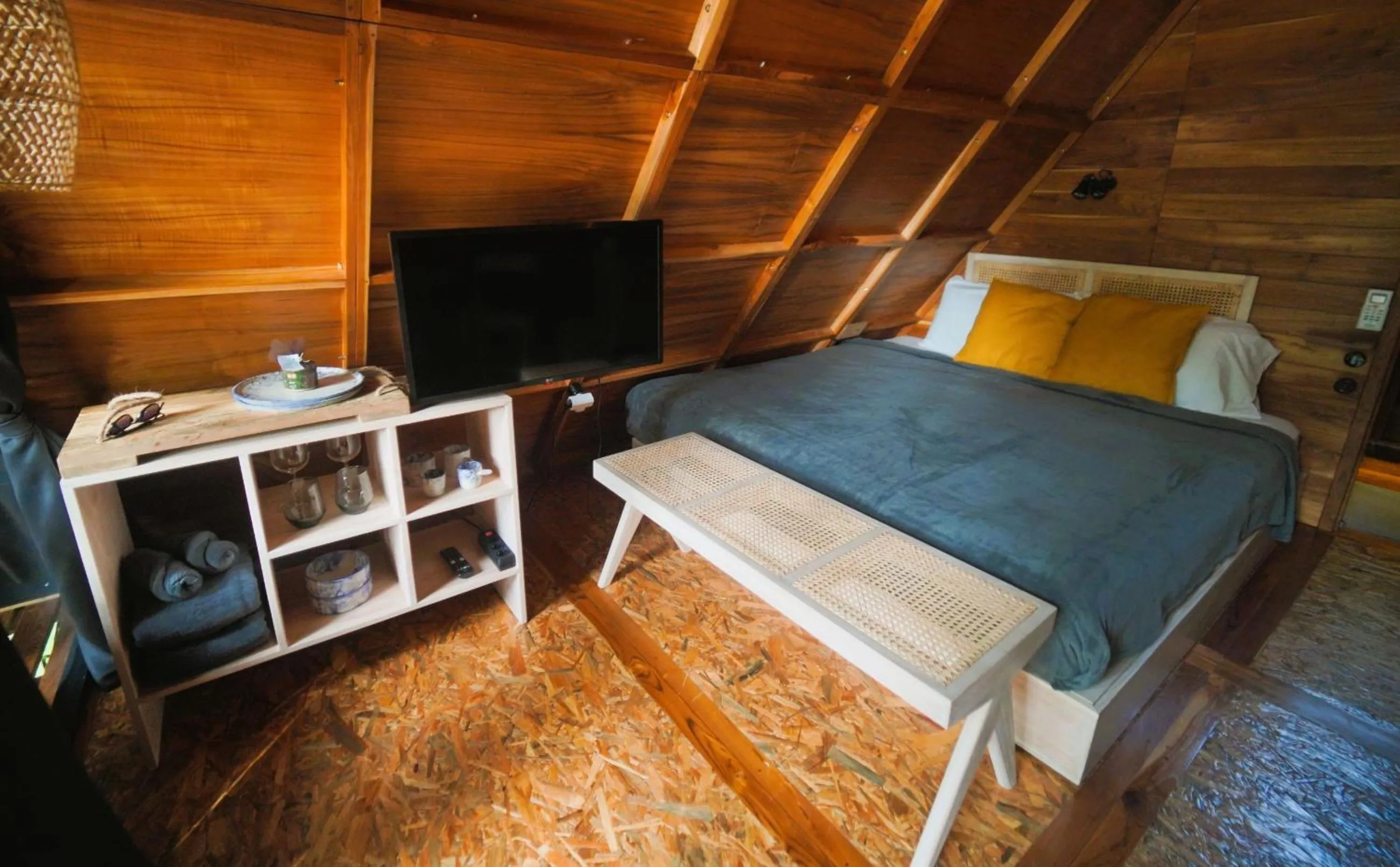 Bed in Villa Verde the garden