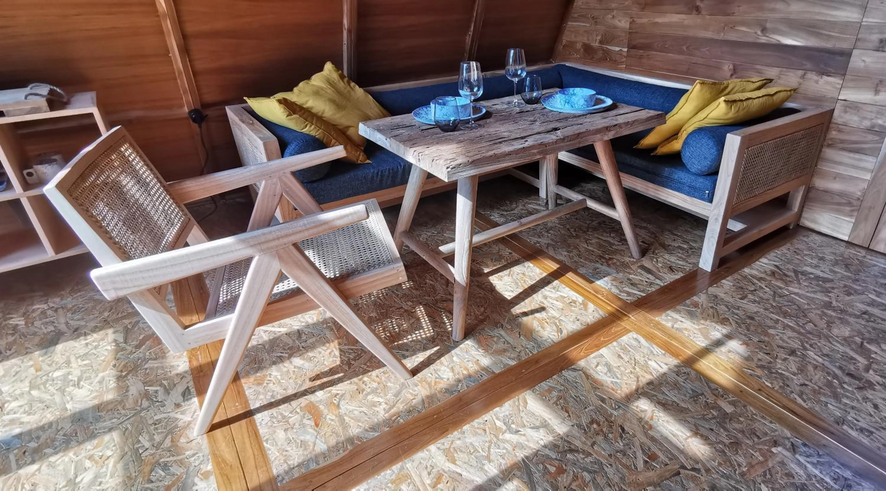 Living room in Villa Verde the garden