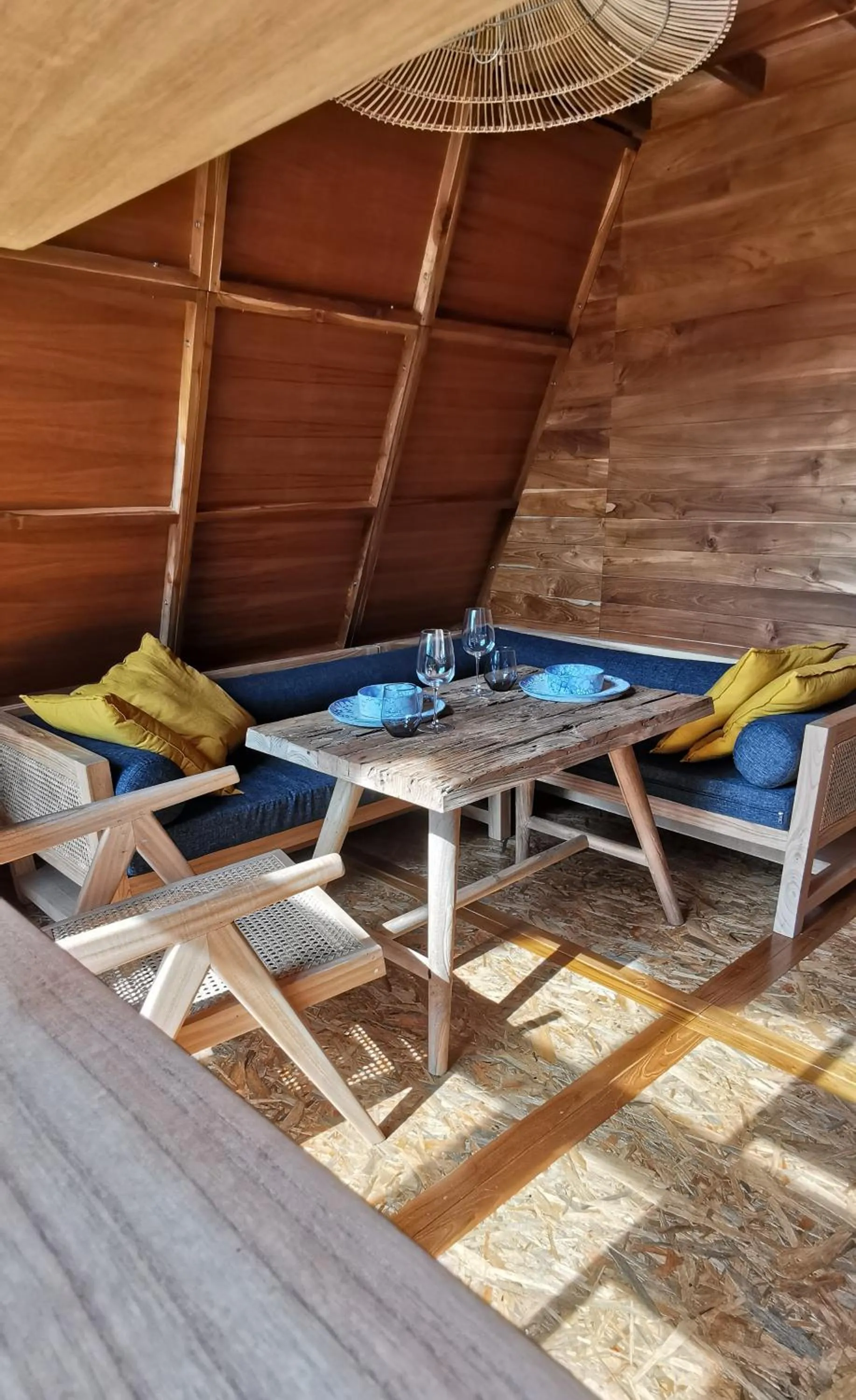 Living room in Villa Verde the garden