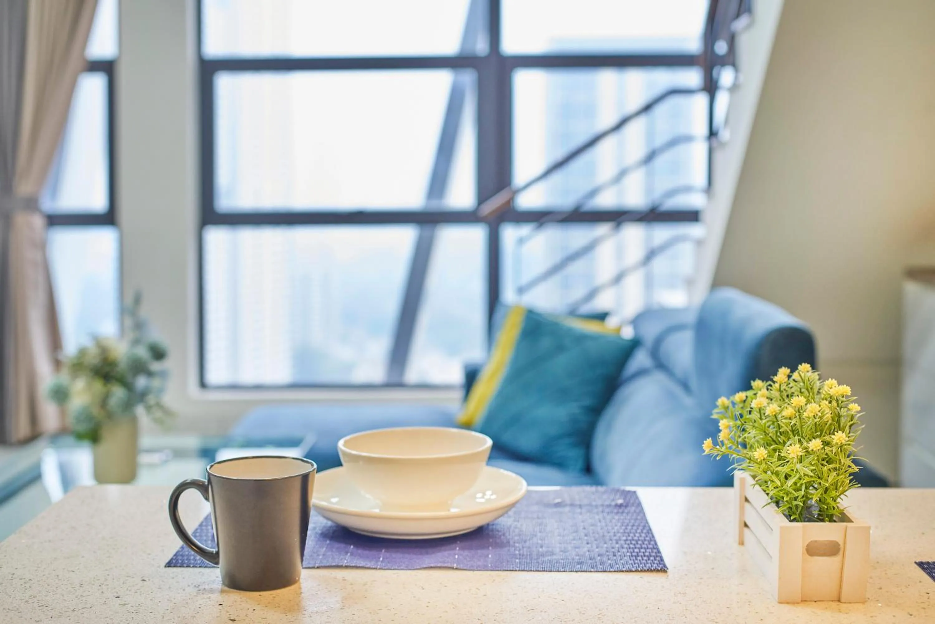 Living room in Arte Mont Kiara Free Parking, Kuala Lumpur