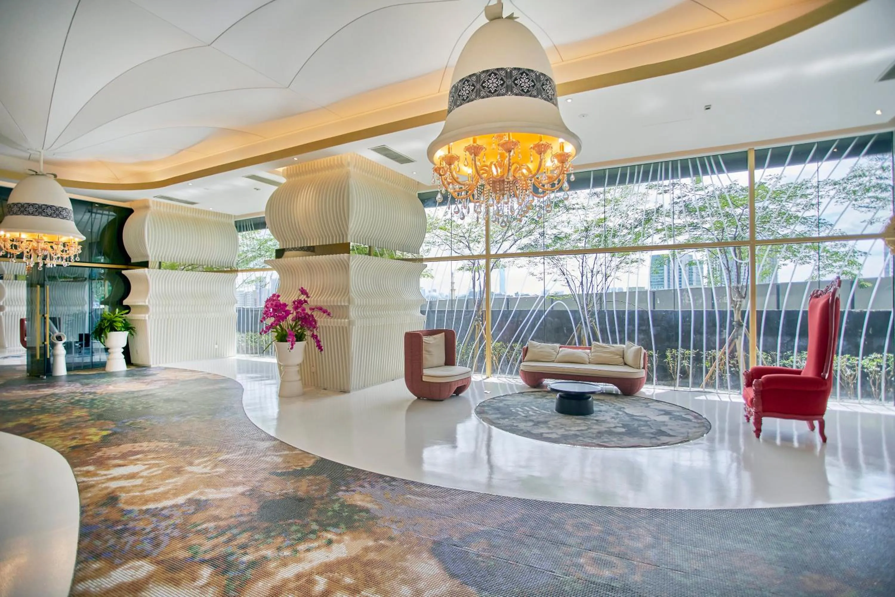 Seating area in Arte Mont Kiara Free Parking, Kuala Lumpur