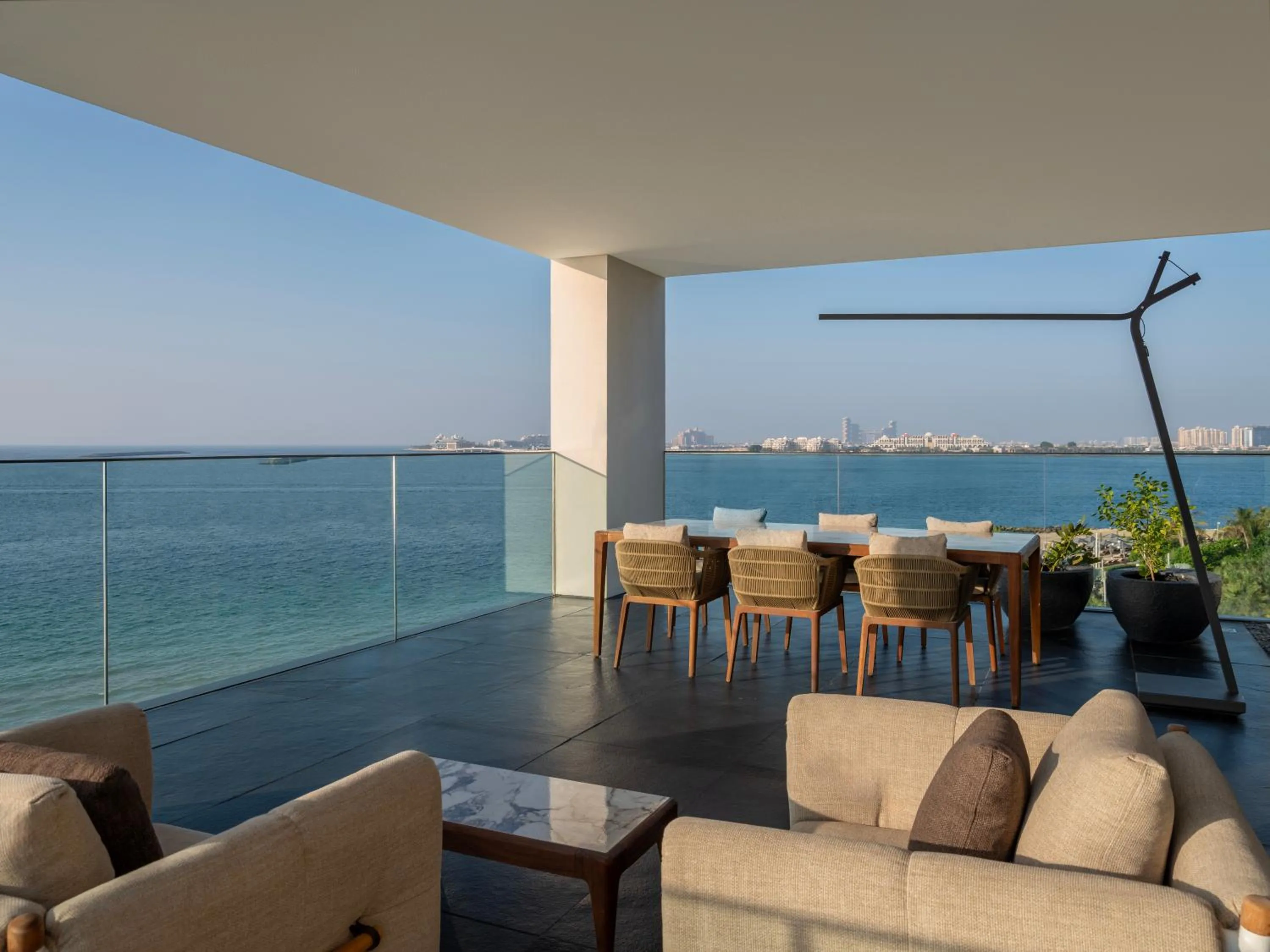 Patio in Banyan Tree Dubai at Bluewaters