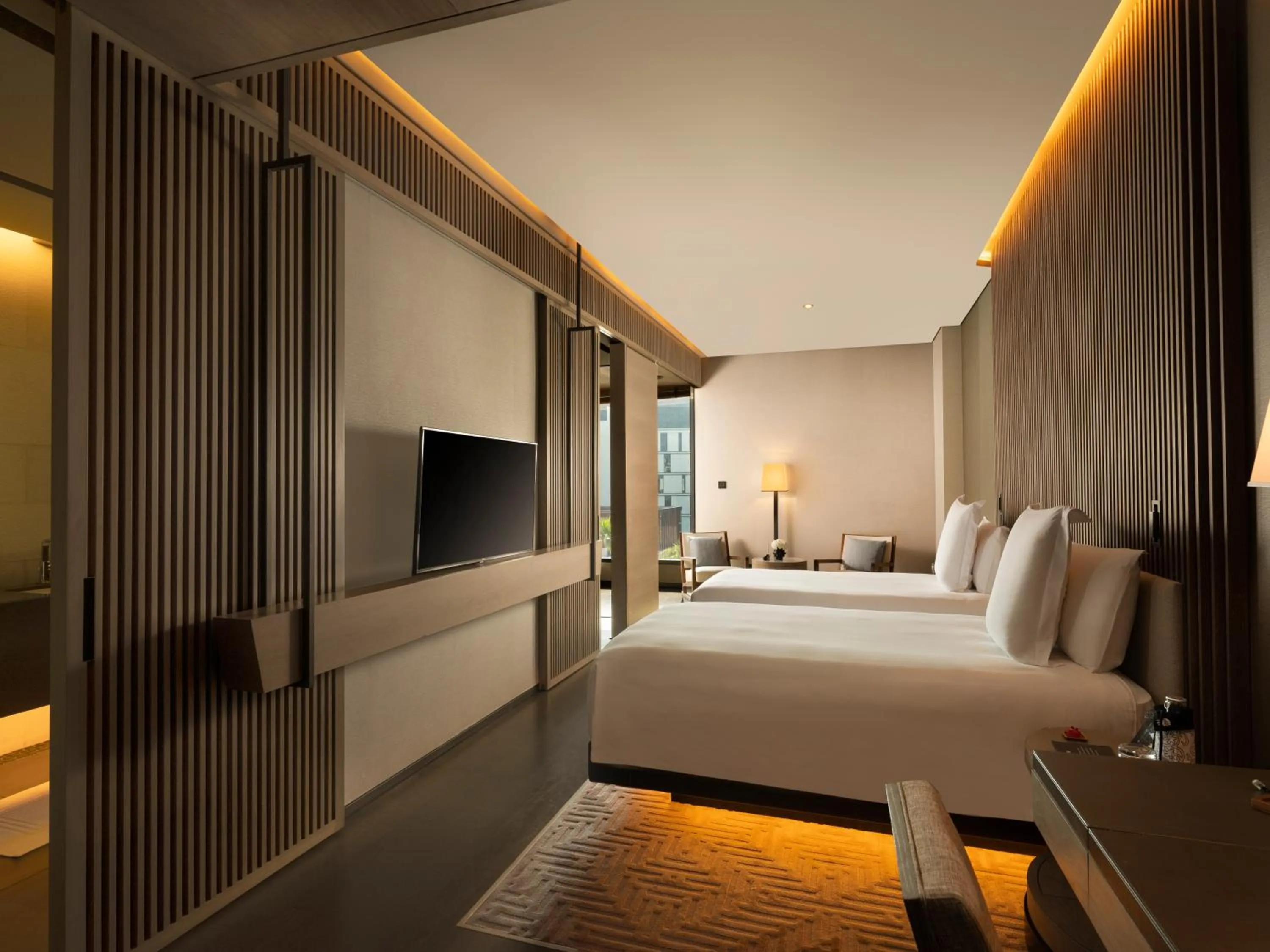Bedroom, Bed in Banyan Tree Dubai at Bluewaters