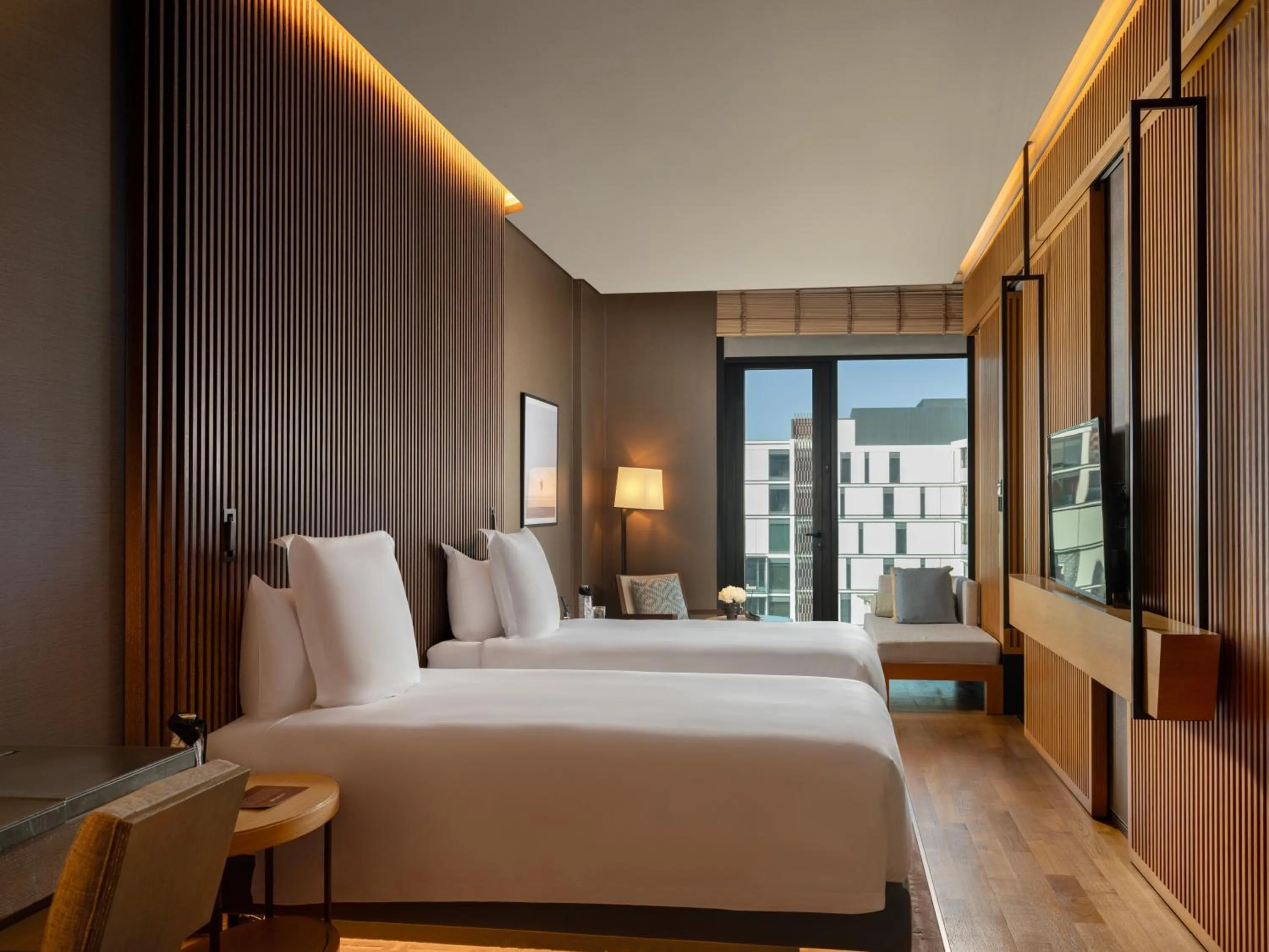 Bed in Banyan Tree Dubai at Bluewaters
