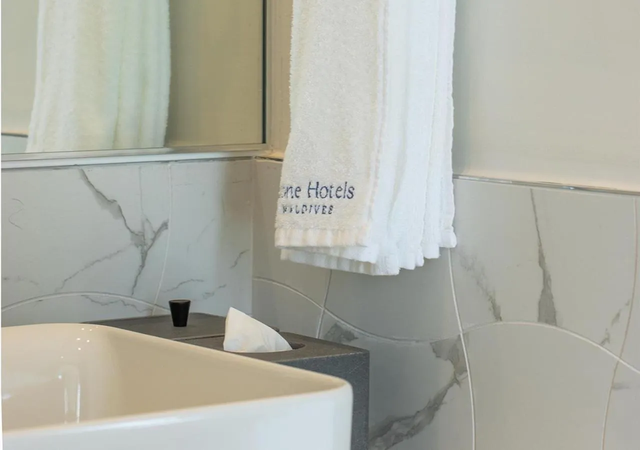 Bathroom in Stone Hotels Dhiffushi