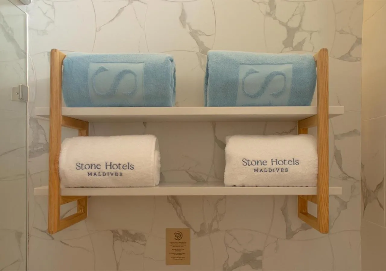 towels in Stone Hotels Dhiffushi