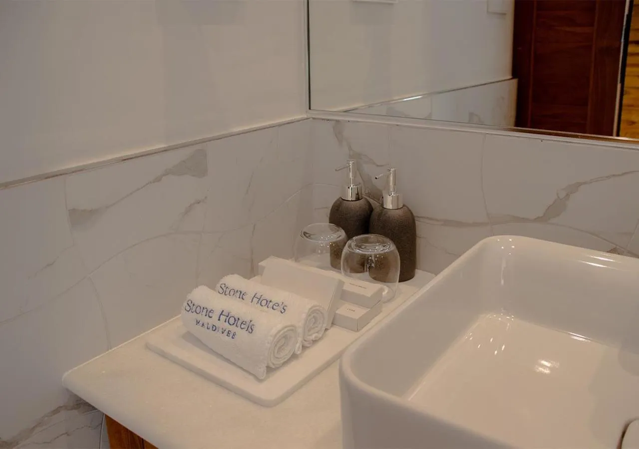 Bathroom in Stone Hotels Dhiffushi