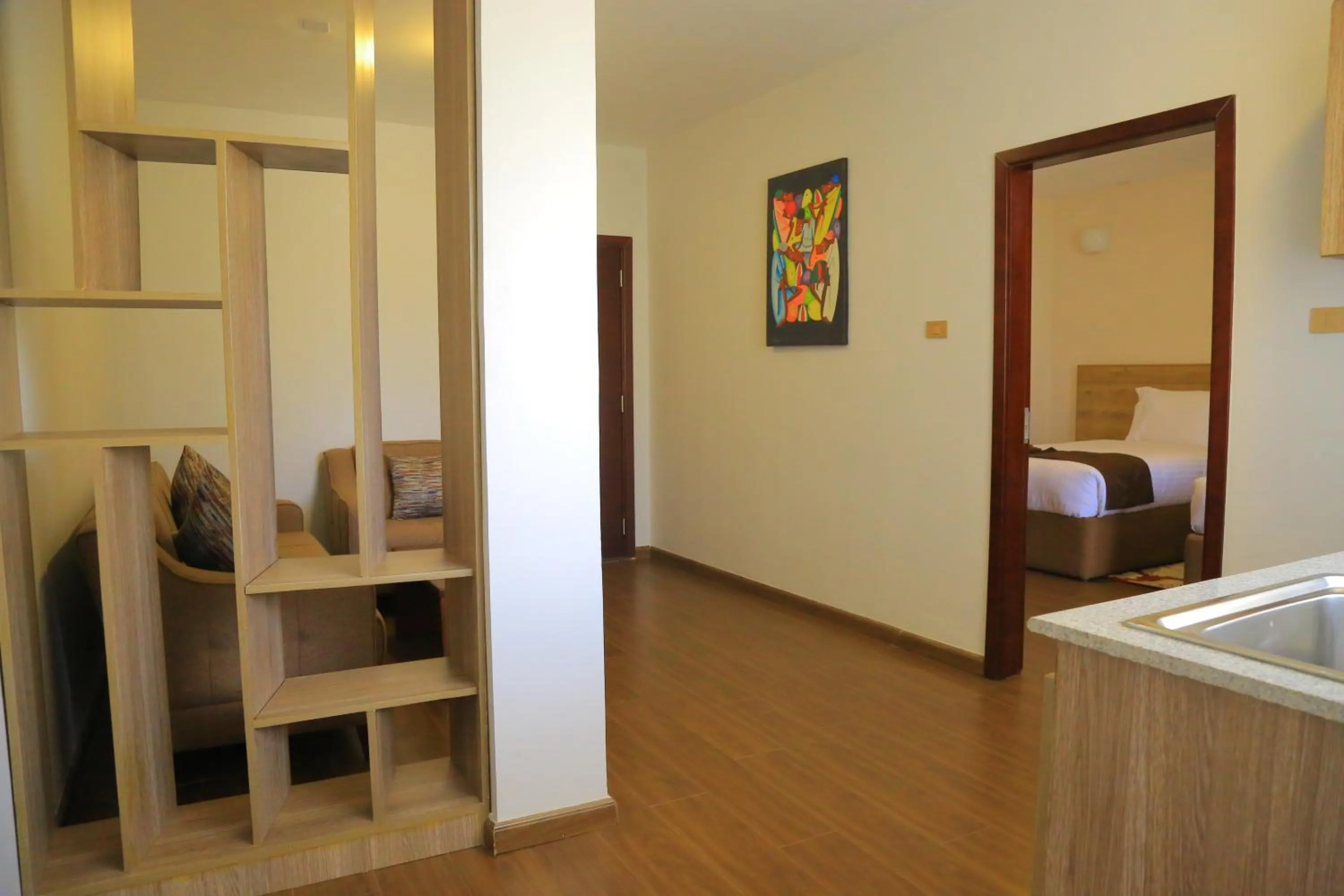 Bed in Black Horse Hotel