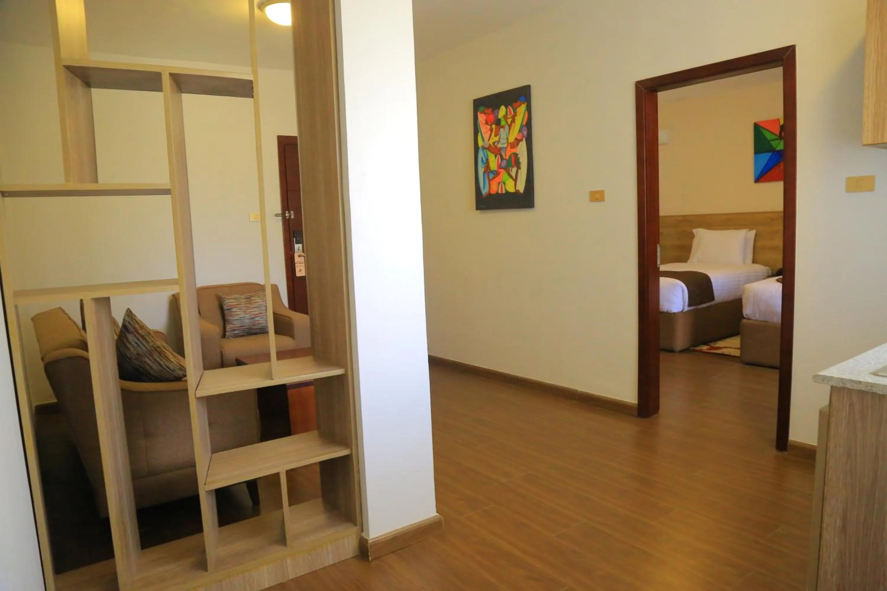 Bed in Black Horse Hotel