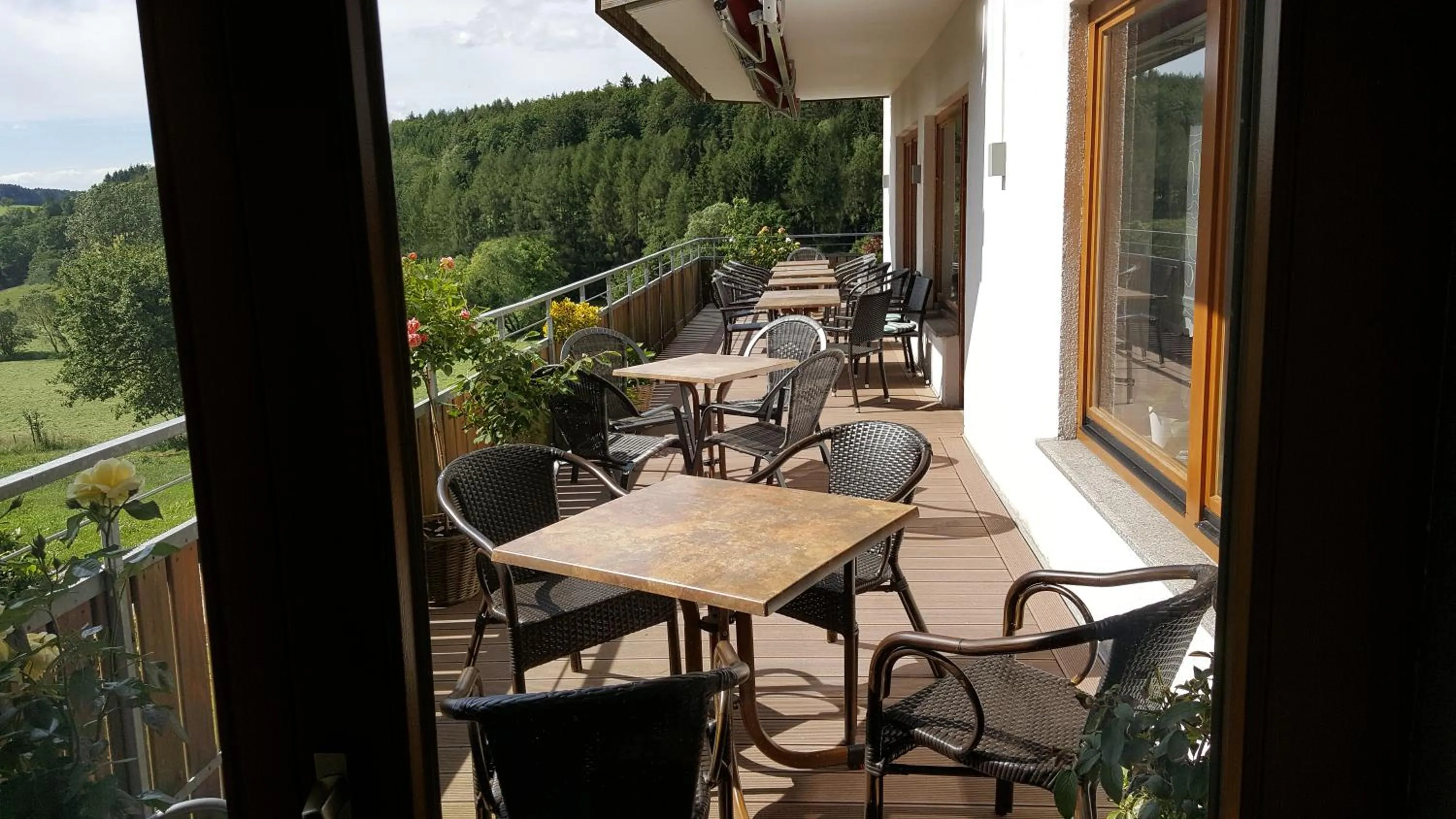 Balcony/Terrace in Rhön-Hotel Sonnenhof - Restaurant & Café